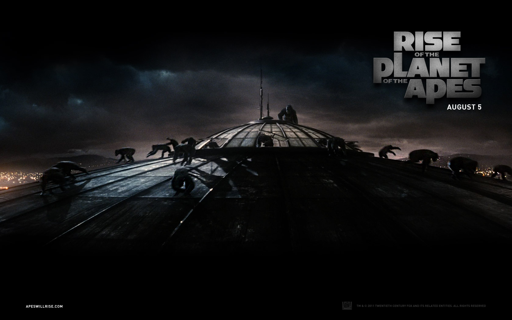 Movie Rise Of The Planet Of The Apes 1680x1050