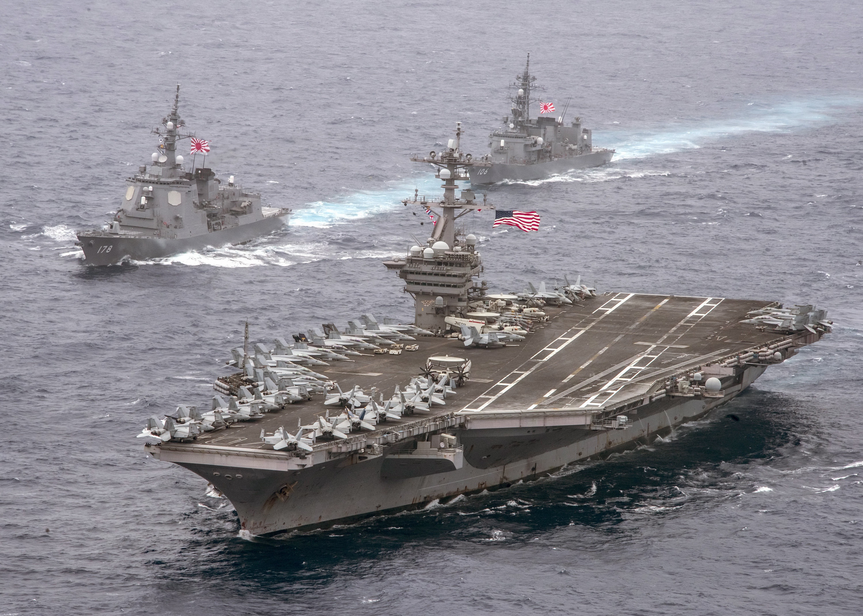 Aircraft Carrier Uss Carl Vinson Cvn 70 Warship 3000x2143