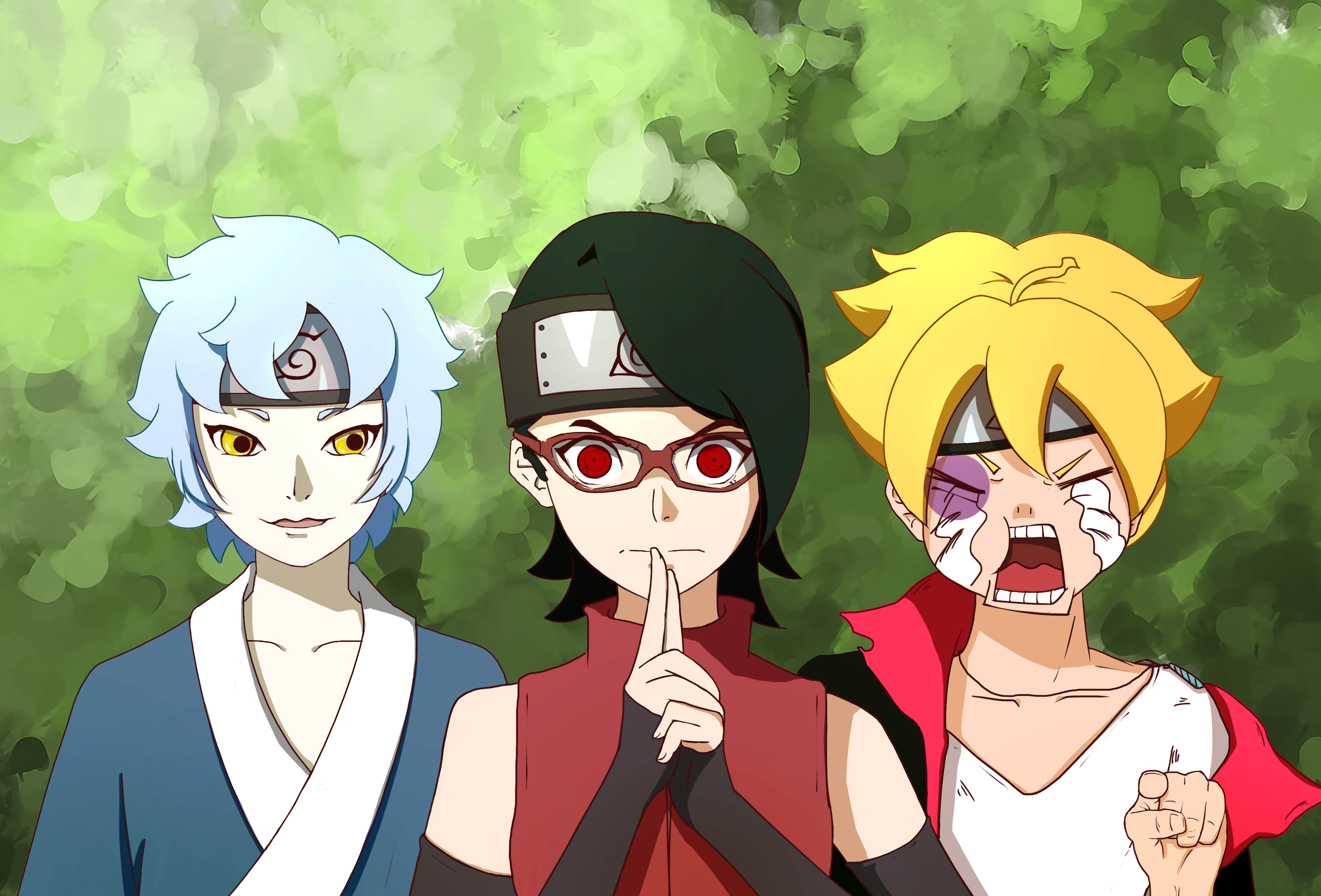 Download wallpaper Naruto, Naruto, Boruto, Mitsuki, section shonen in  resolution 1600x1200