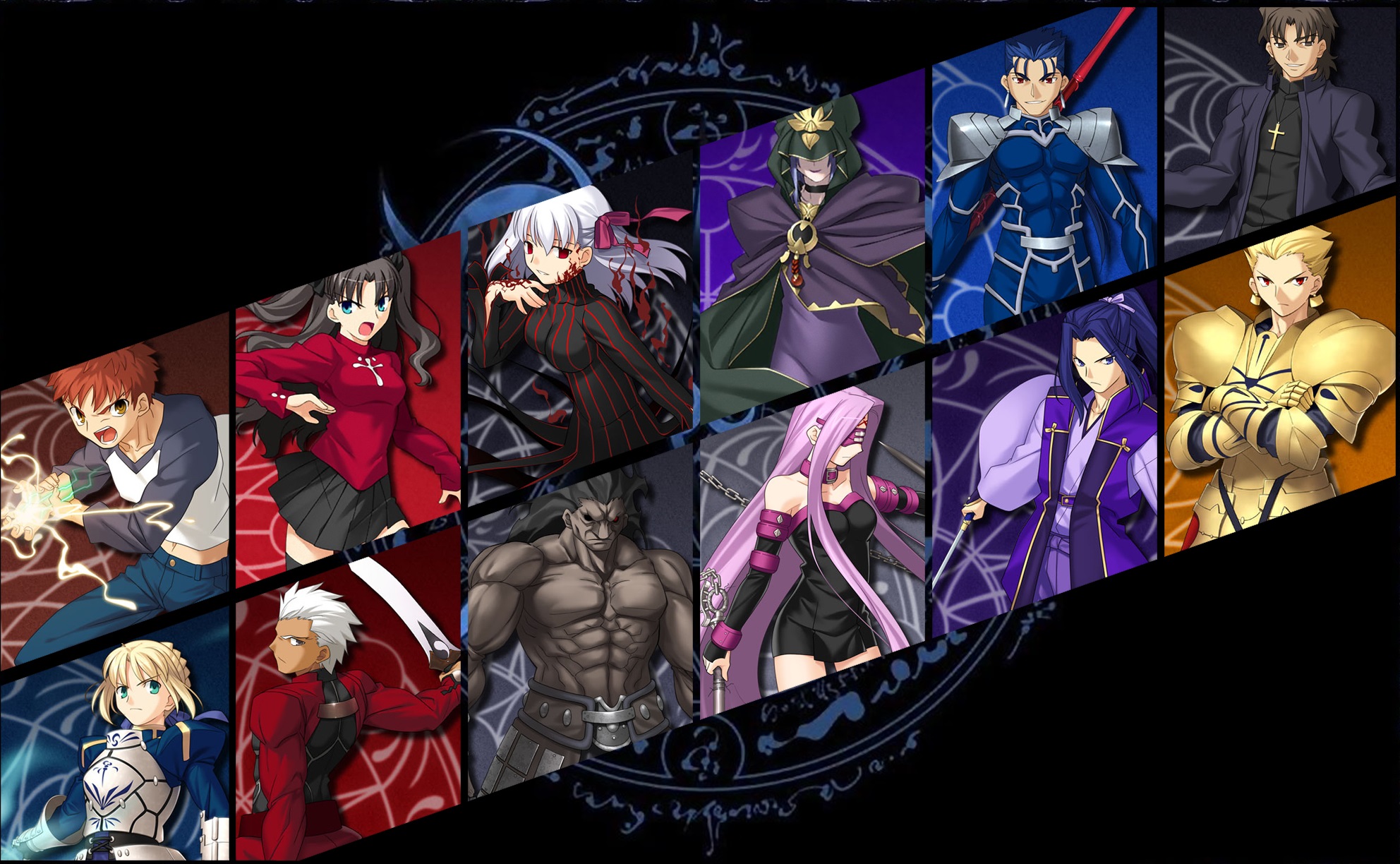 Archer Fate Stay Night Assassin Fate Stay Night Berserker Fate Stay Night Caster Fate Zero Gilgamesh 1984x1224