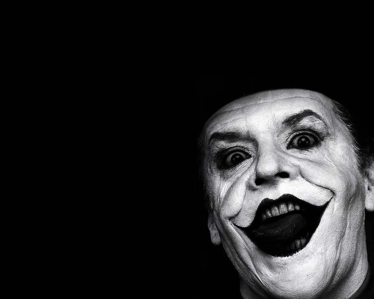 Jack Nicholson Joker Monochrome 1280x1024