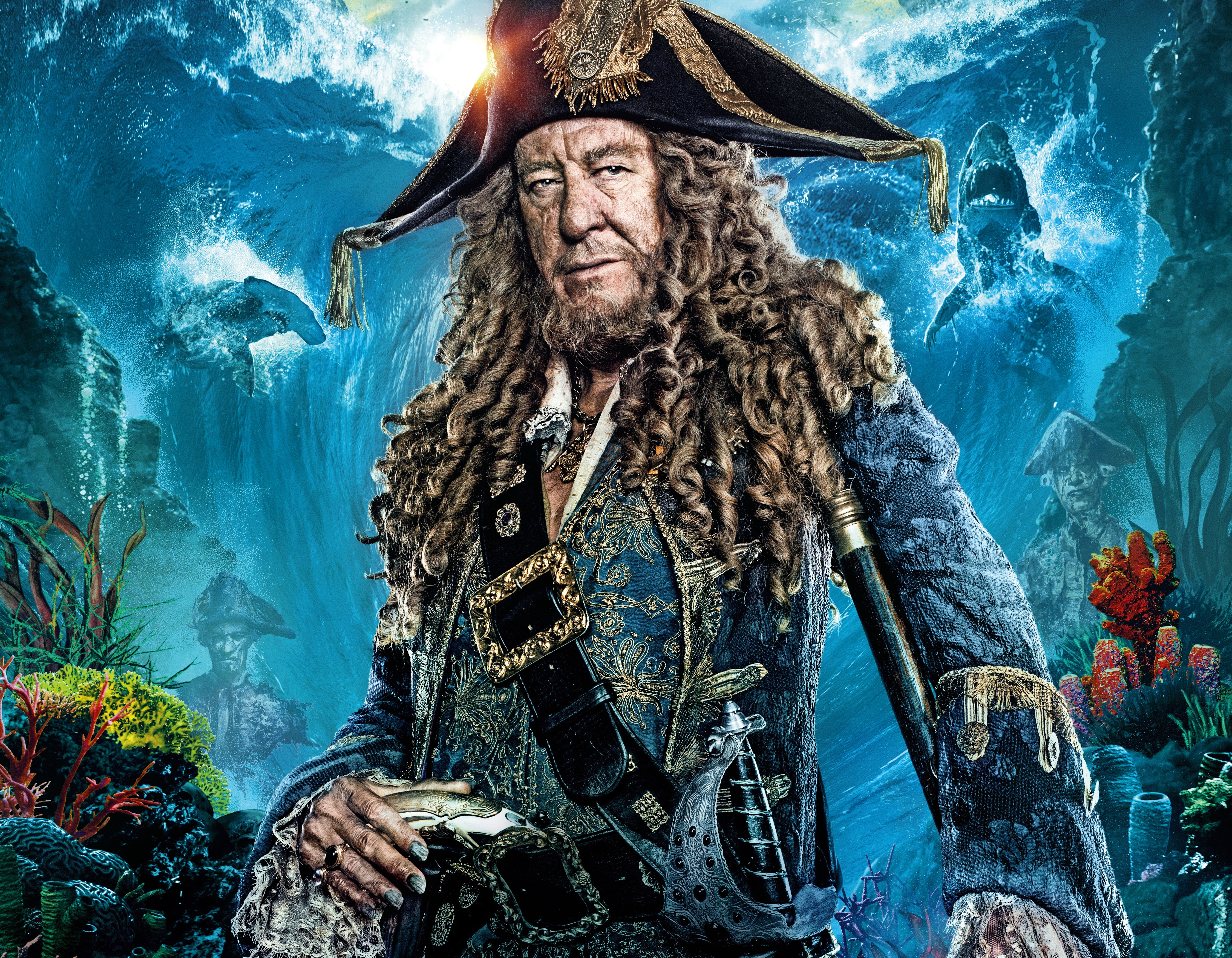 Geoffrey Rush Hector Barbossa 4500x3500