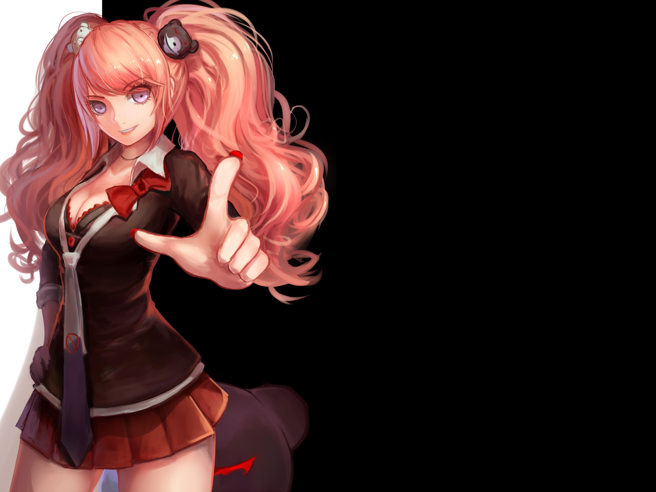 Danganronpa Junko Enoshima Twintails 2143x1607