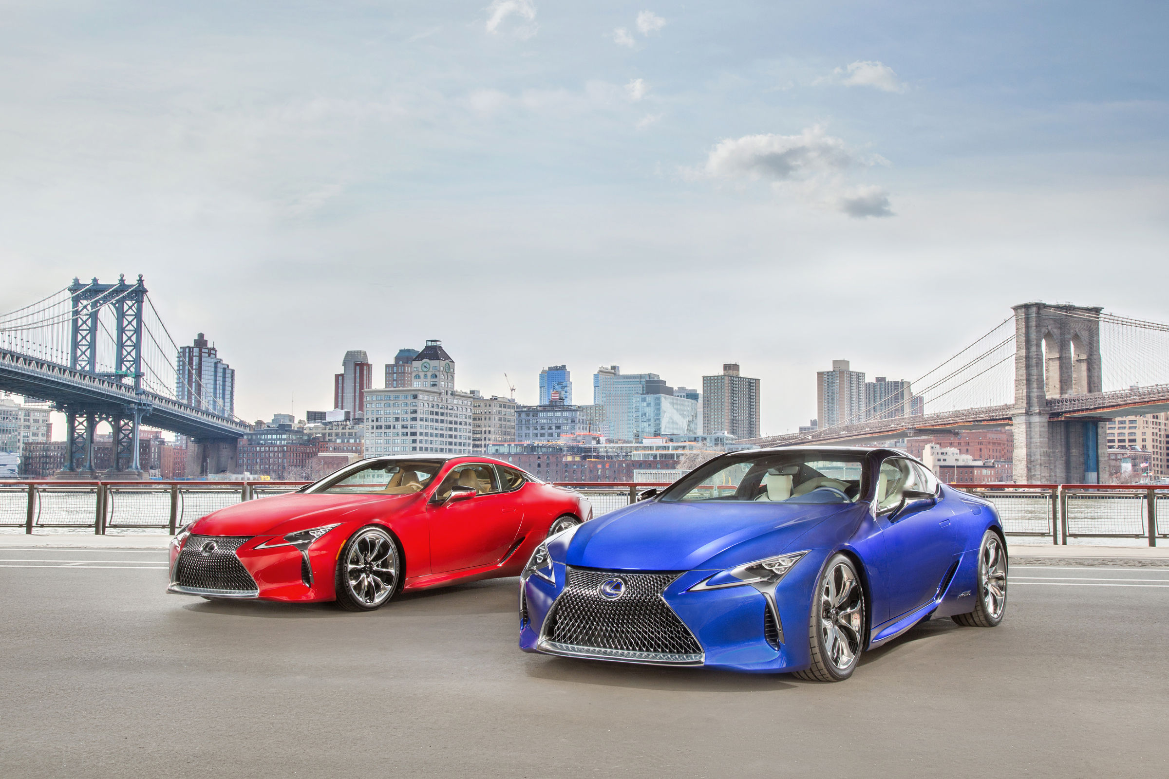 Blue Car Car Grand Tourer Lexus Lexus Lc 500 Red Car Sport Car Vehicle 2400x1600