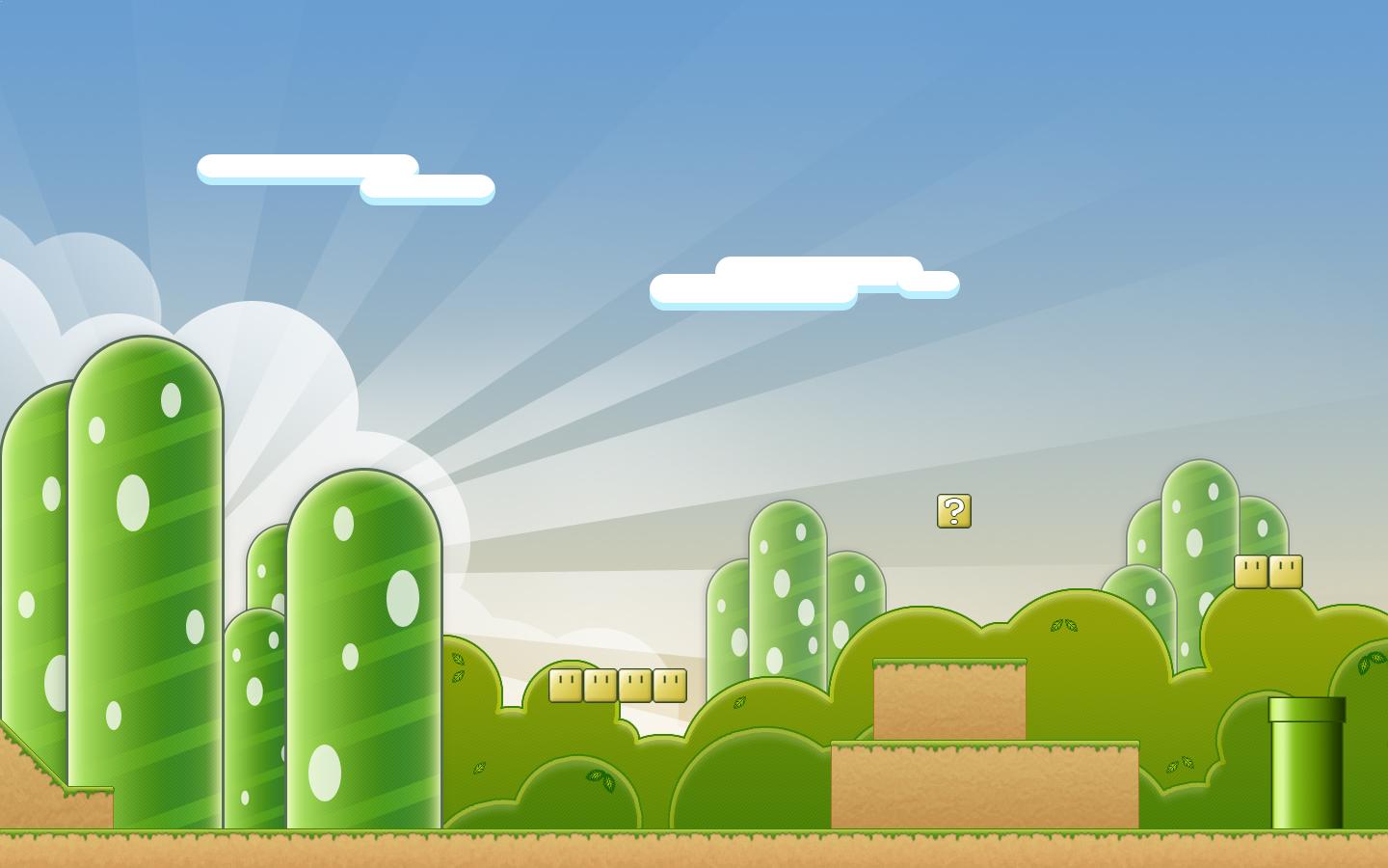 Landscape Mario 1440x900