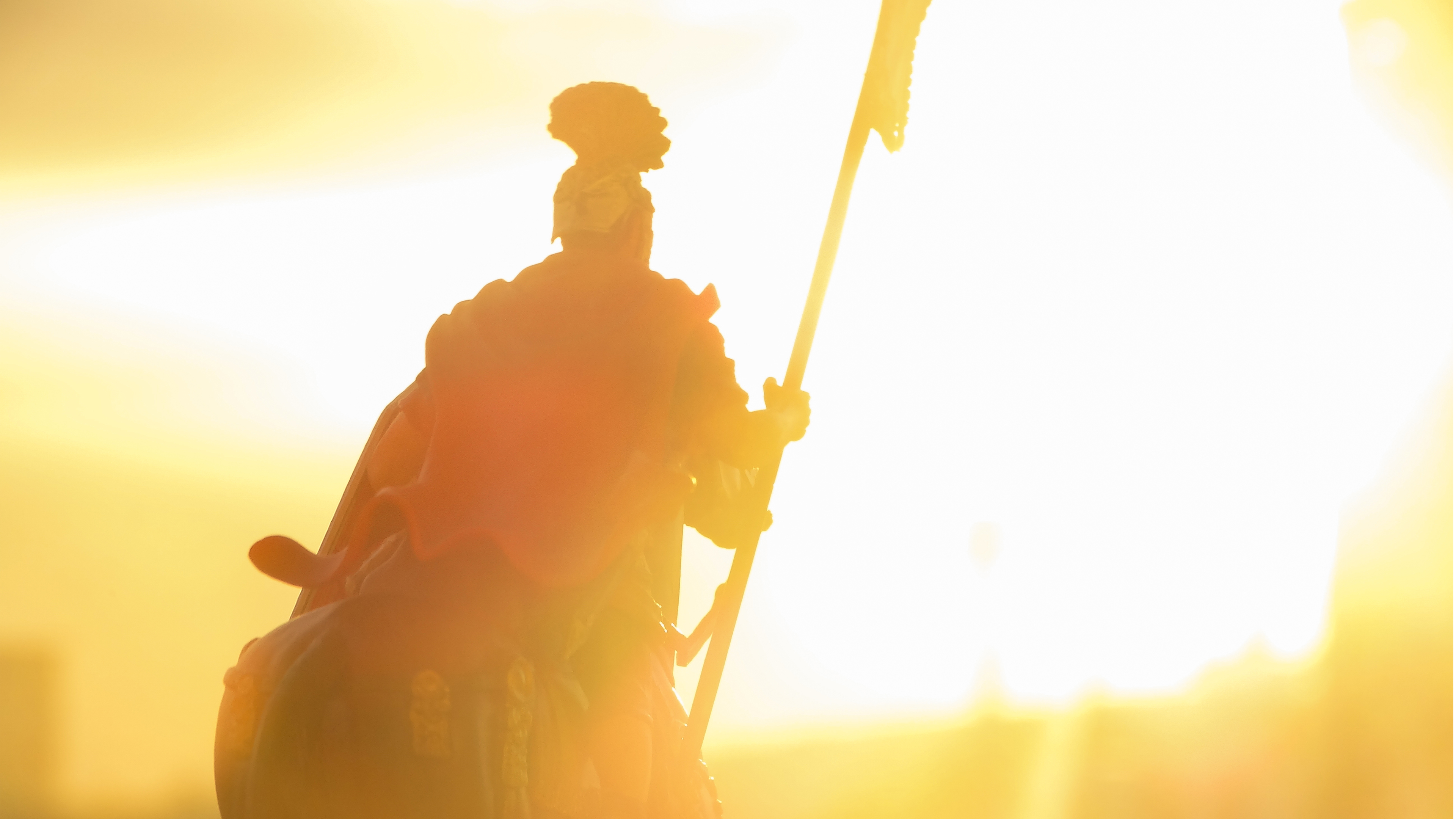 Roman Legionary Soldier Sunset Warrior 3840x2160