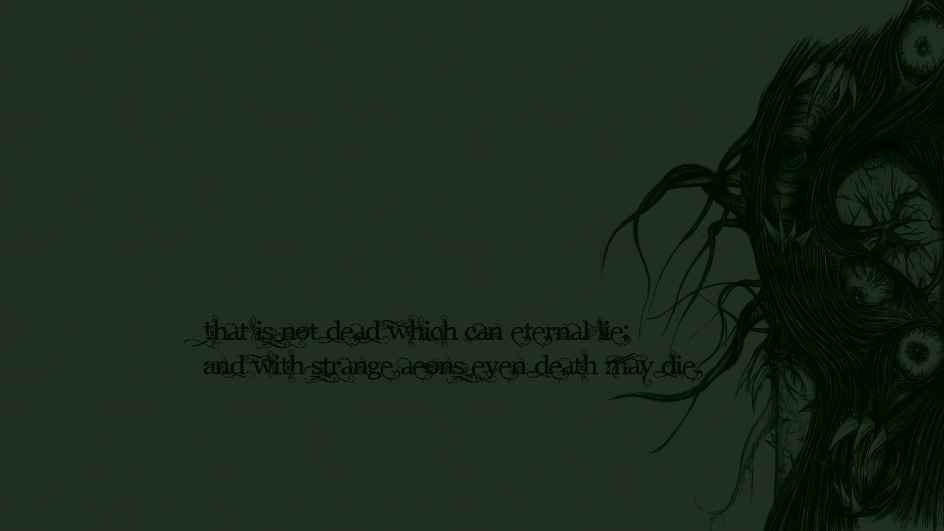 Creature H P Lovecraft Monster Quote Shoggoth 1920x1080