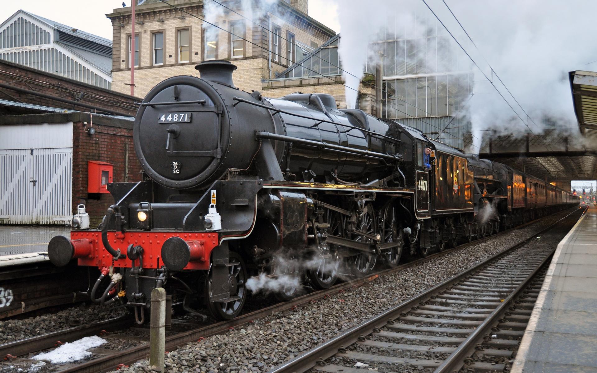 Locomotive Railroad Steam Train Train Train Station Vehicle 1920x1200