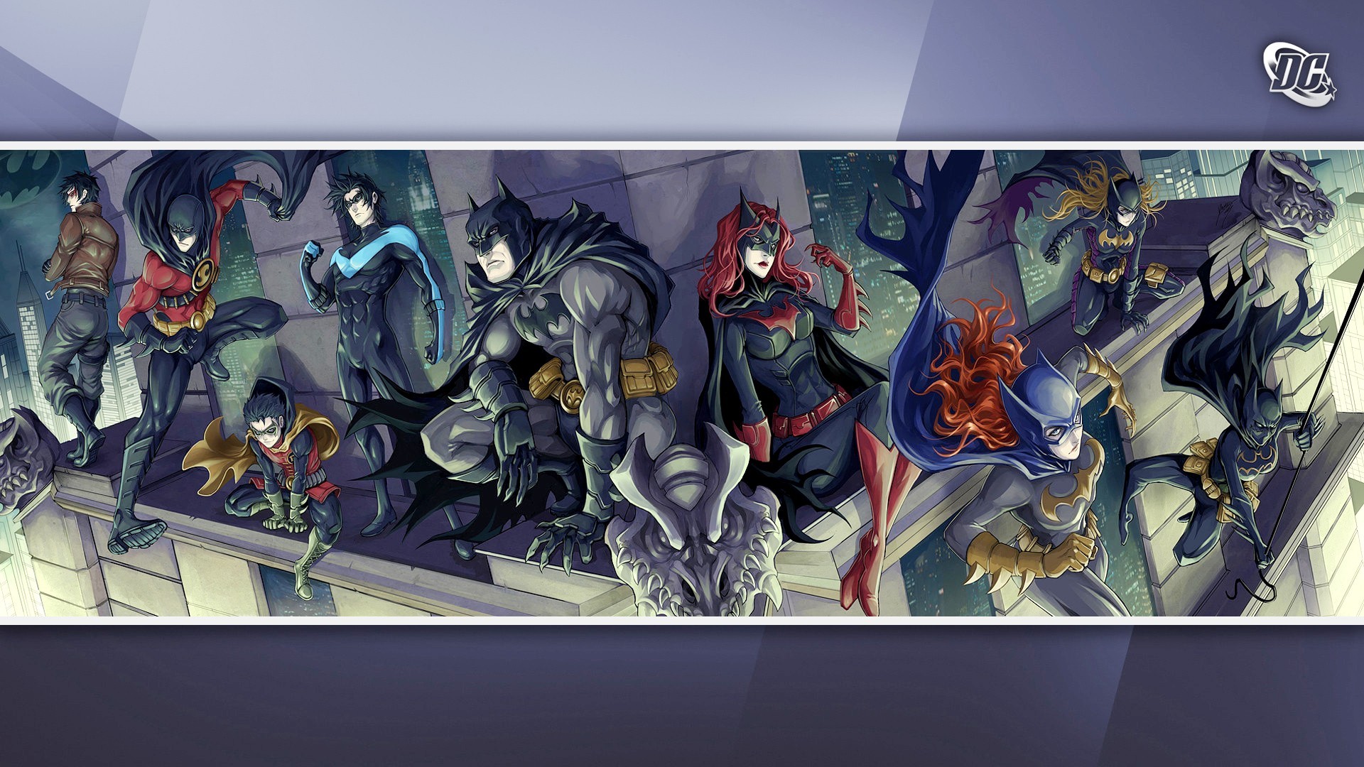 Batgirl Batman Nightwing Red Robin Robin Dc Comics 1920x1080