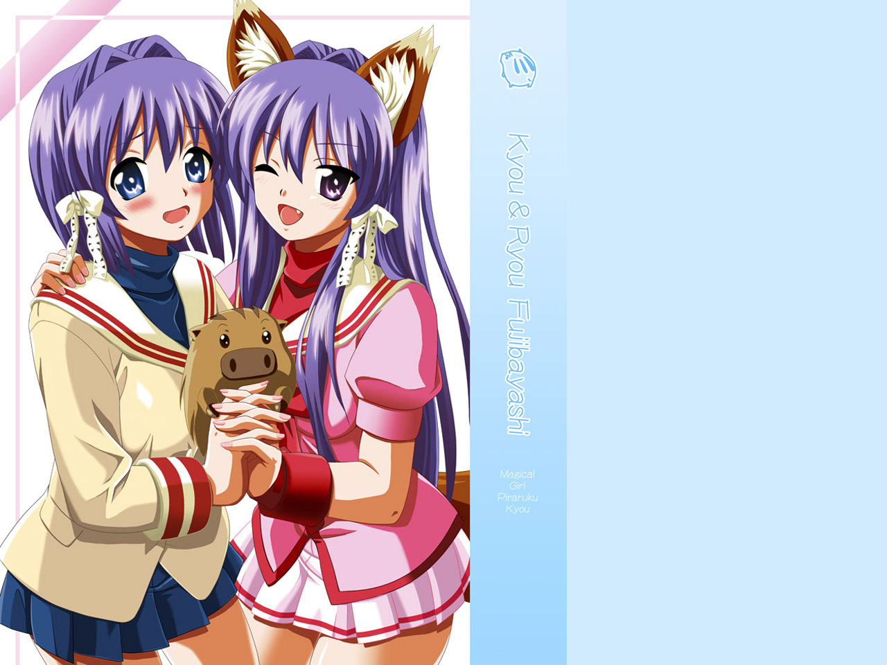 Botan Clannad Kyou Fujibayashi Ryou Fujibayashi 1280x960