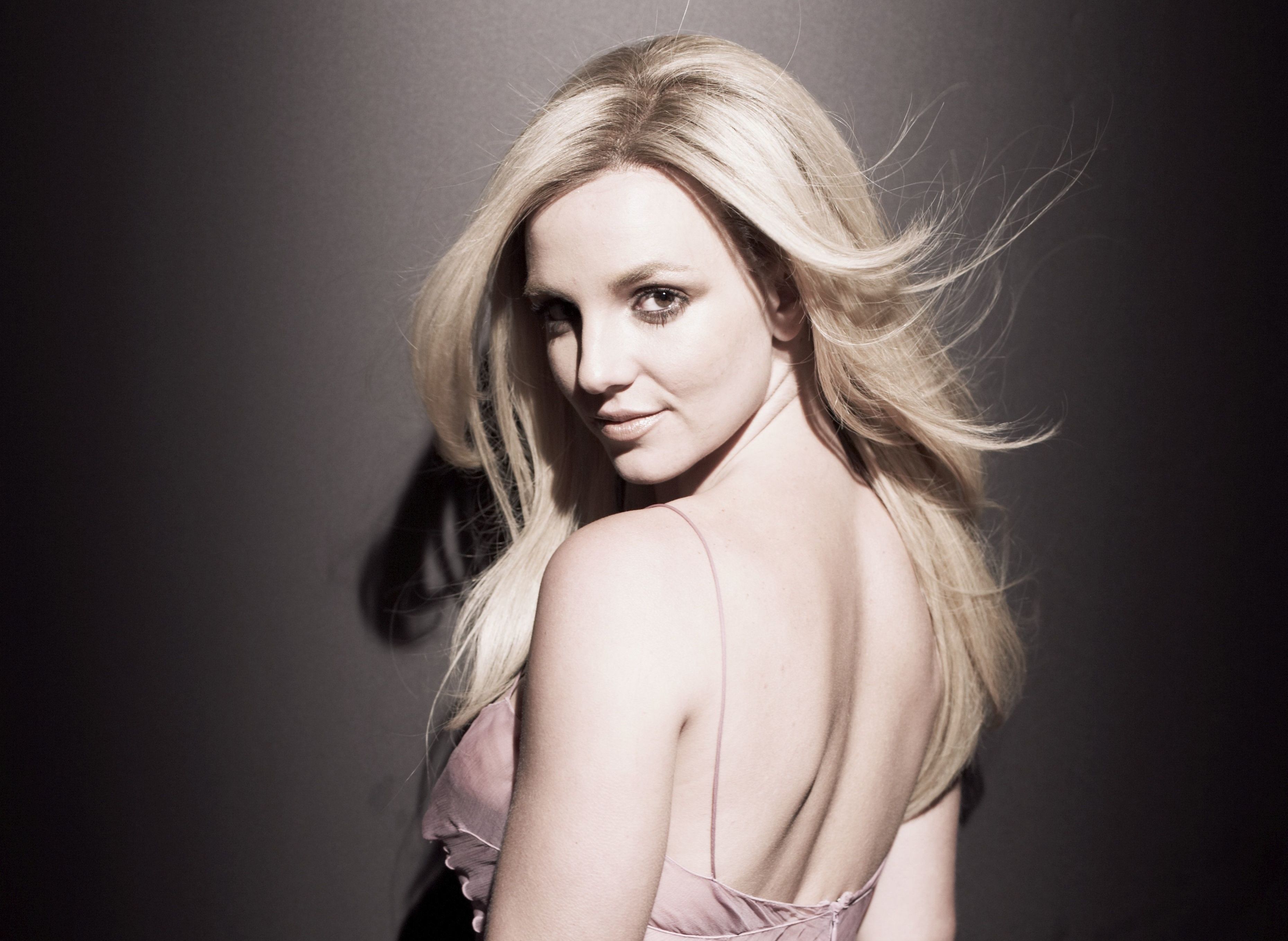 American Blonde Britney Spears Brown Eyes Singer 3718x2716
