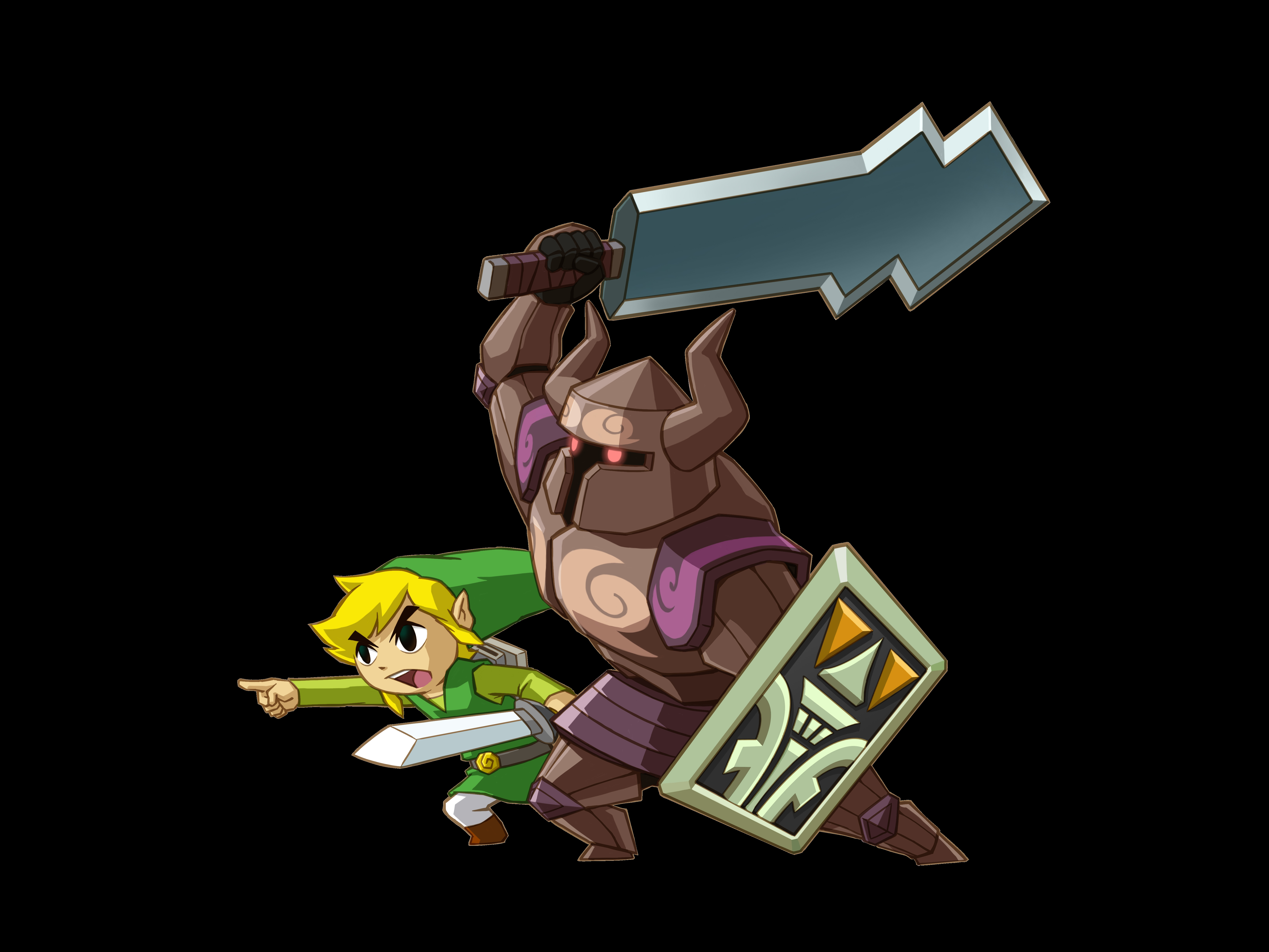 Link The Legend Of Zelda Spirit Tracks 6000x4500