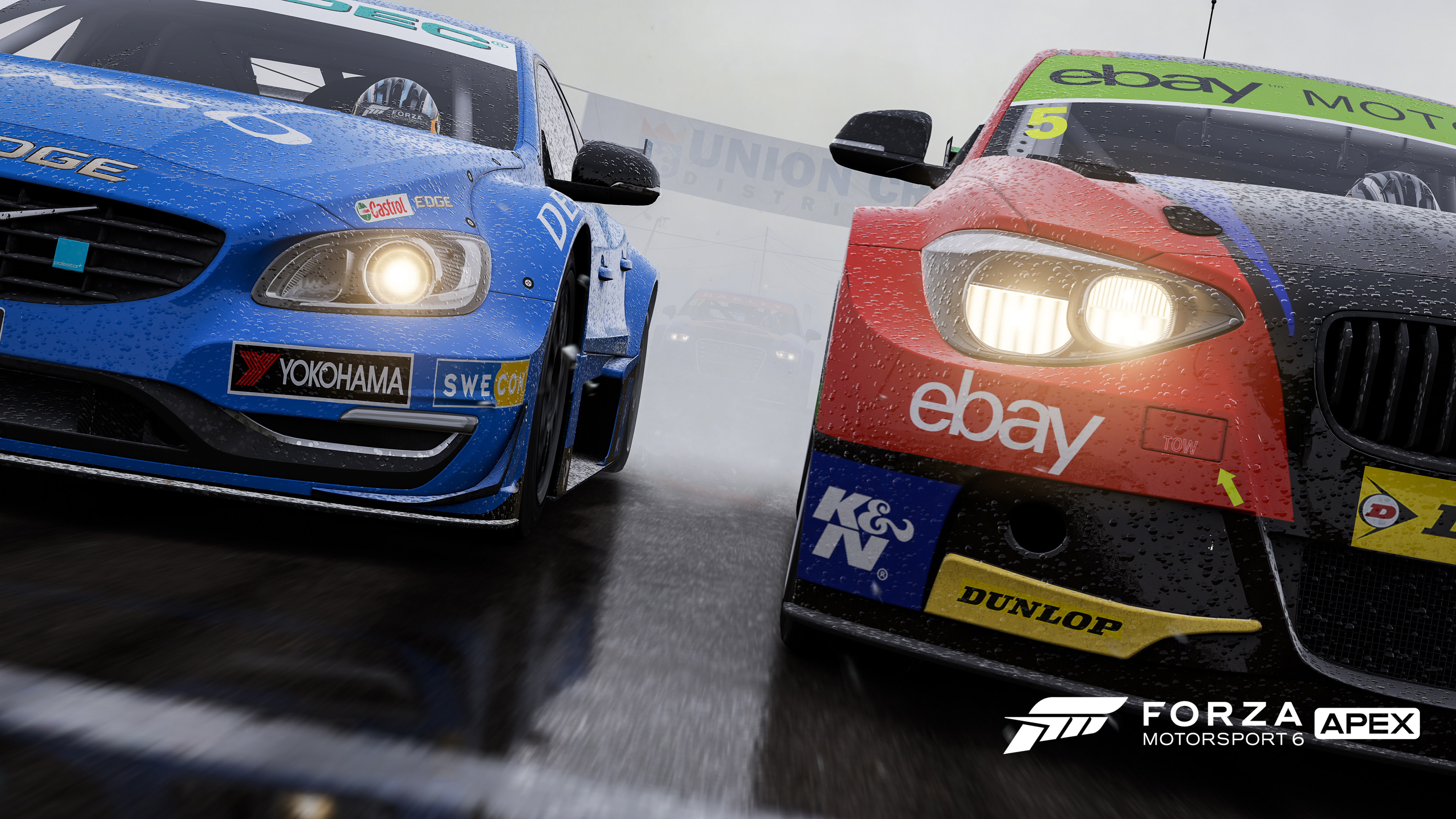 Forza Motorsport 6 Racing Simulators Video Games Car Blue Cars Racing 3840x2160
