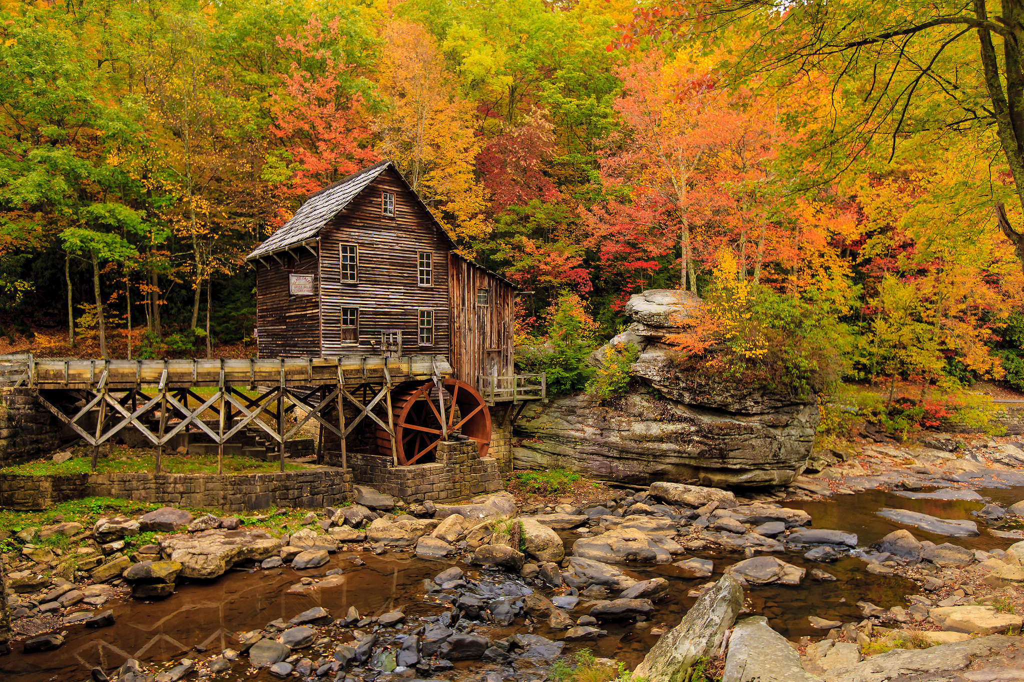 Man Made Watermill 2048x1365