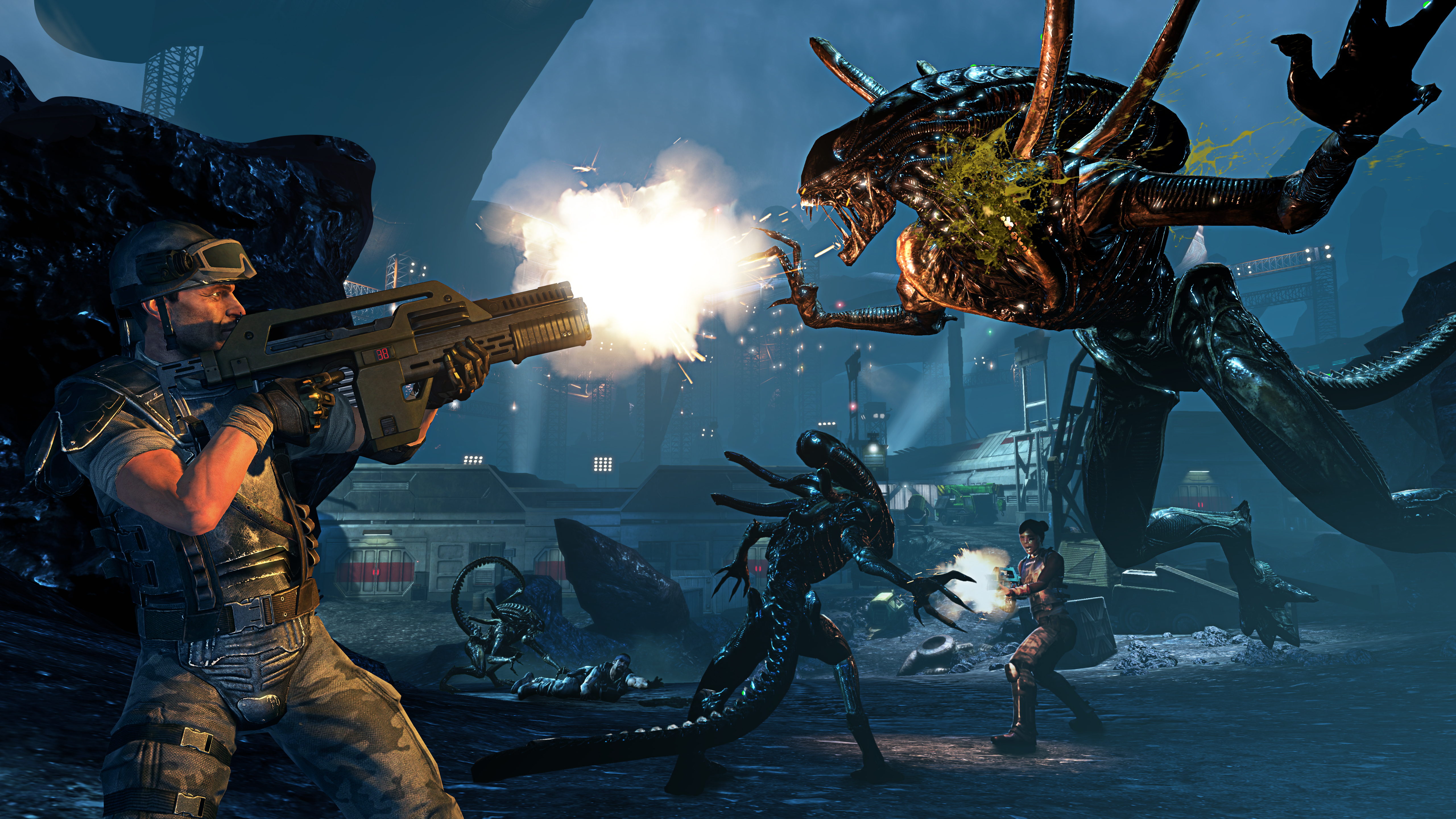 Video Game Aliens Colonial Marines 5120x2880