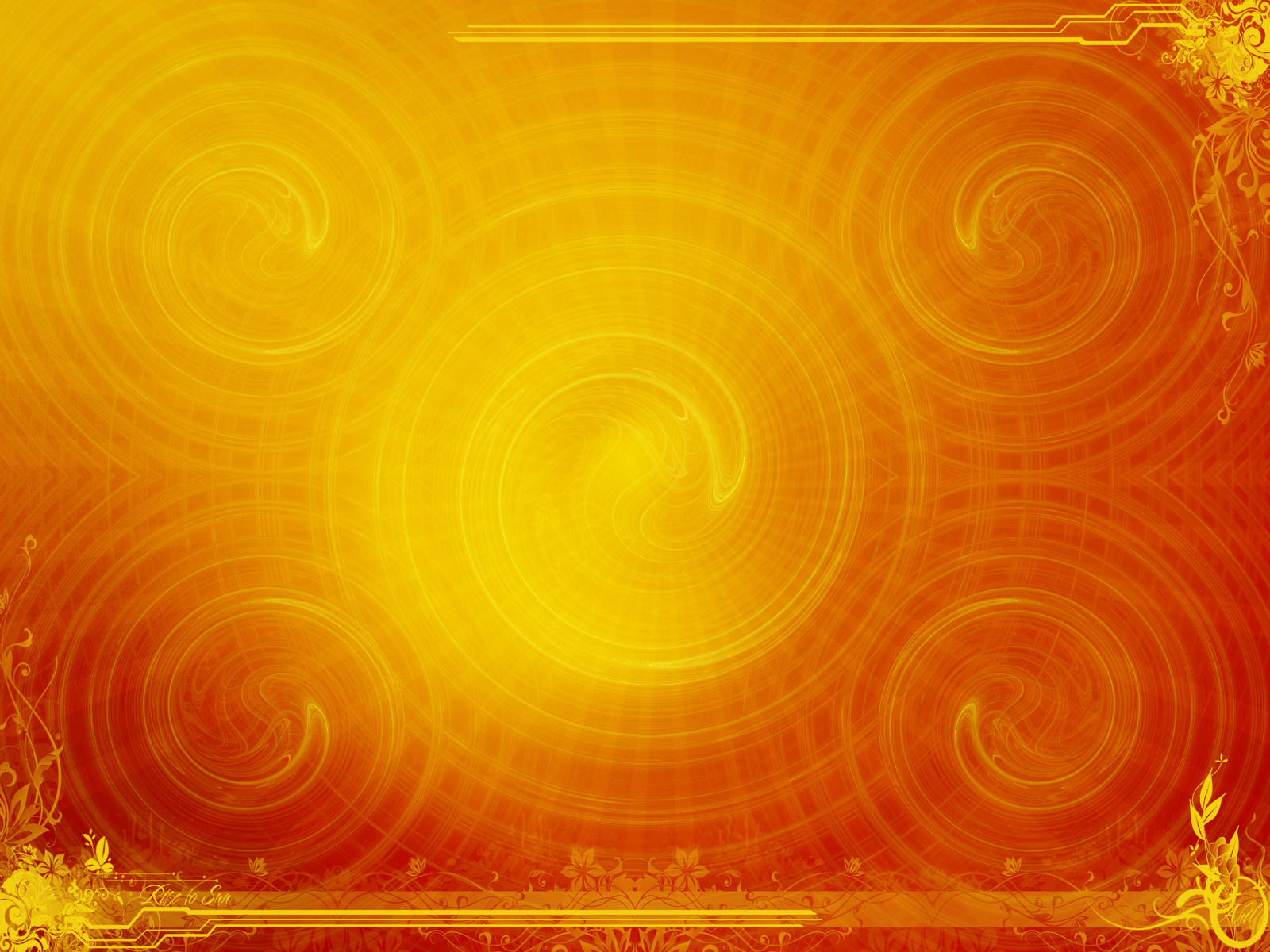 Abstract Yellow 1600x1200