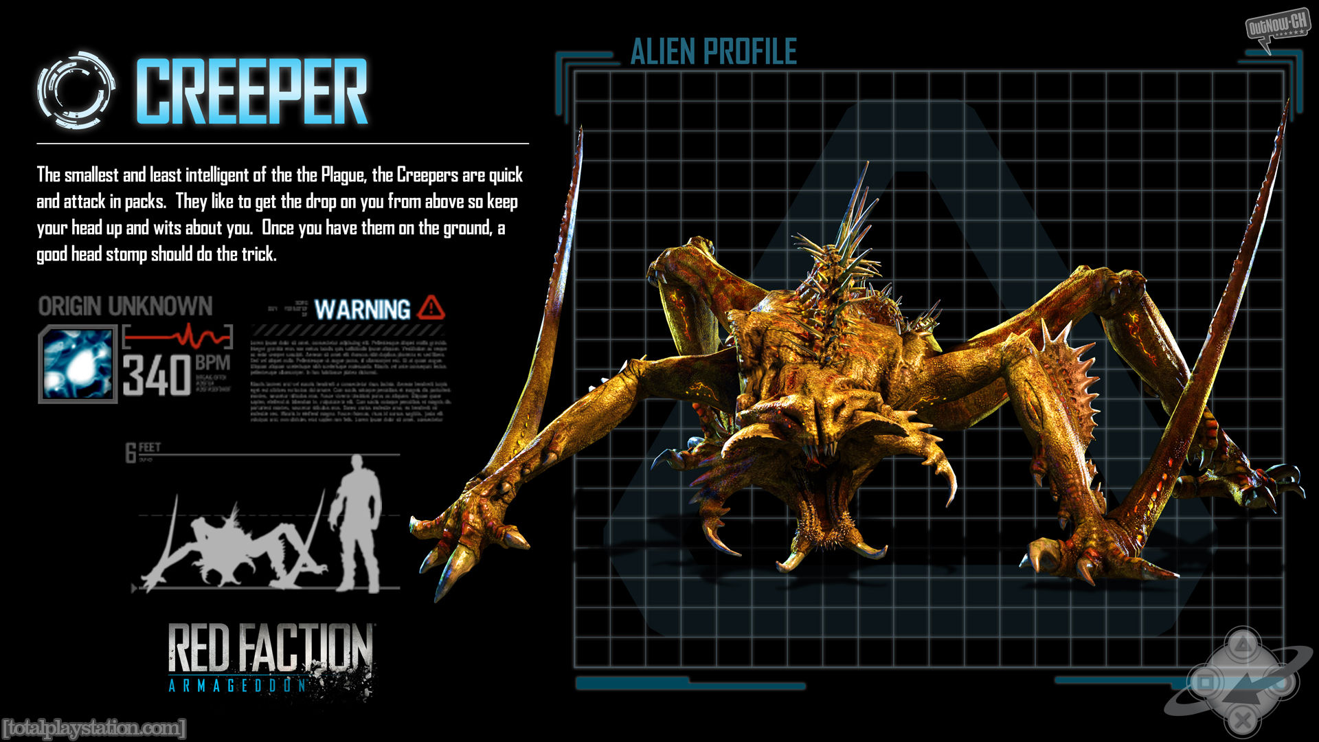 Alien Armagedon Creature Creeper Red Fraction Game 1920x1080