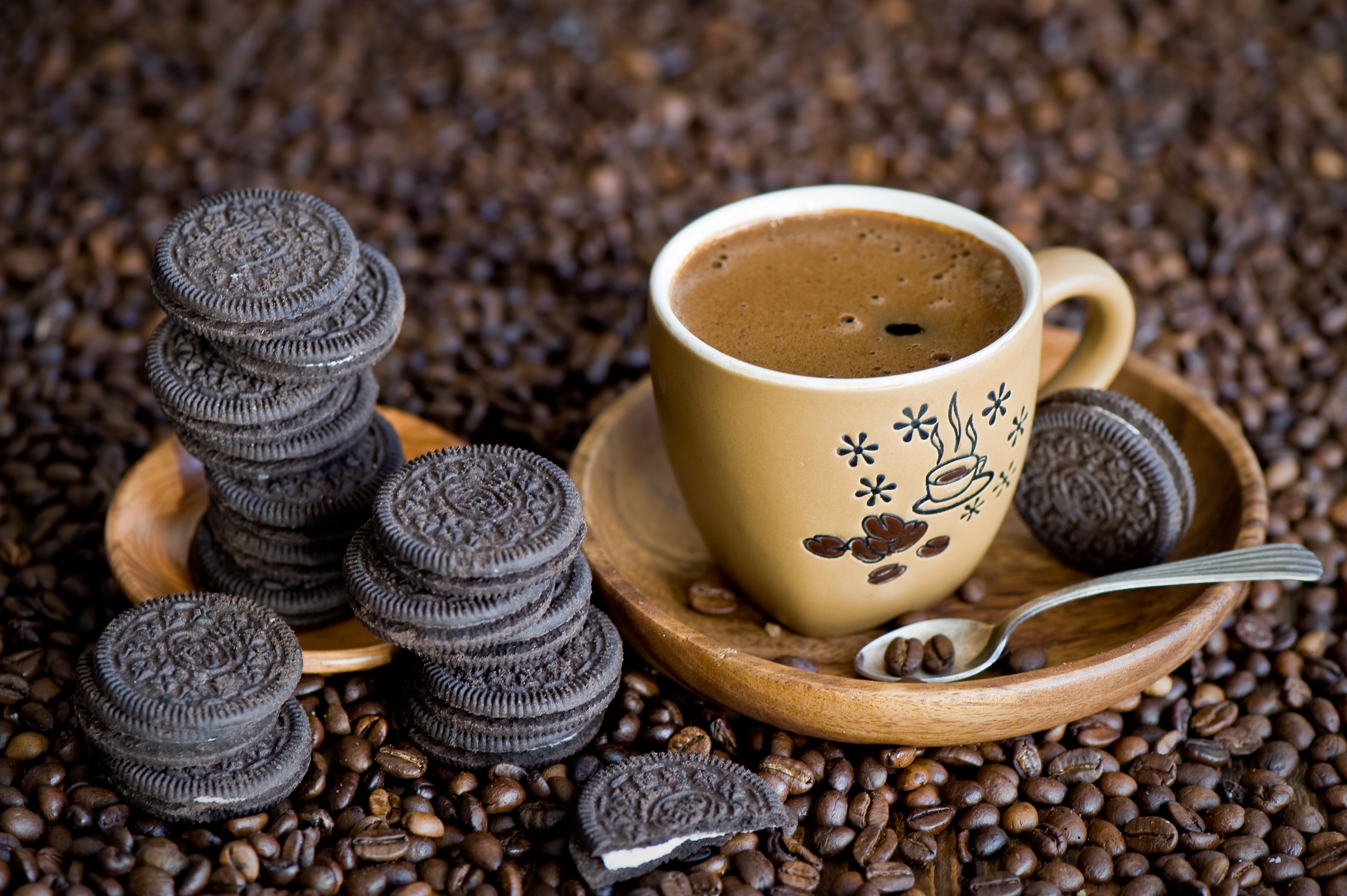 Coffee Coffee Beans Cookie Cup Oreo 4256x2832