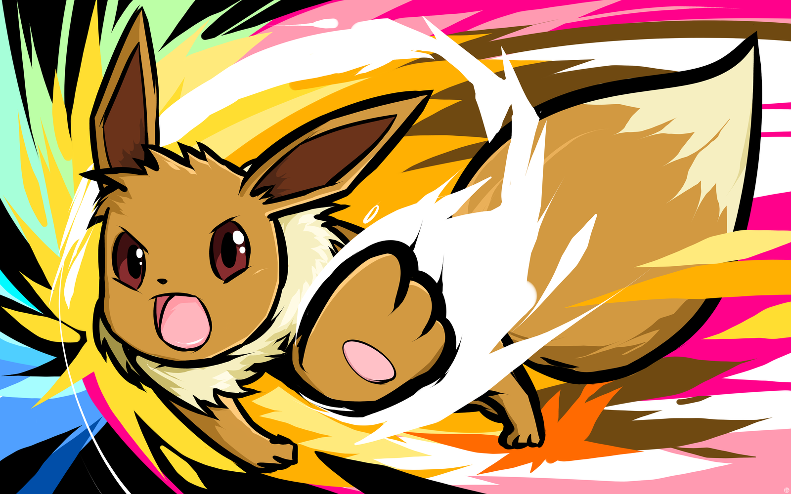 Eevee Pokemon 1600x1000