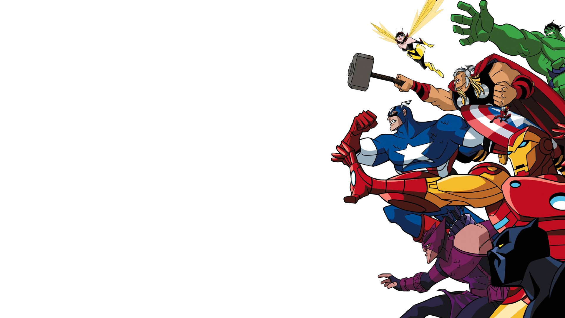 Ant Man Black Panther Marvel Comics Captain America Hawkeye Hulk Iron Man Thor Wasp Marvel Comics 1920x1080