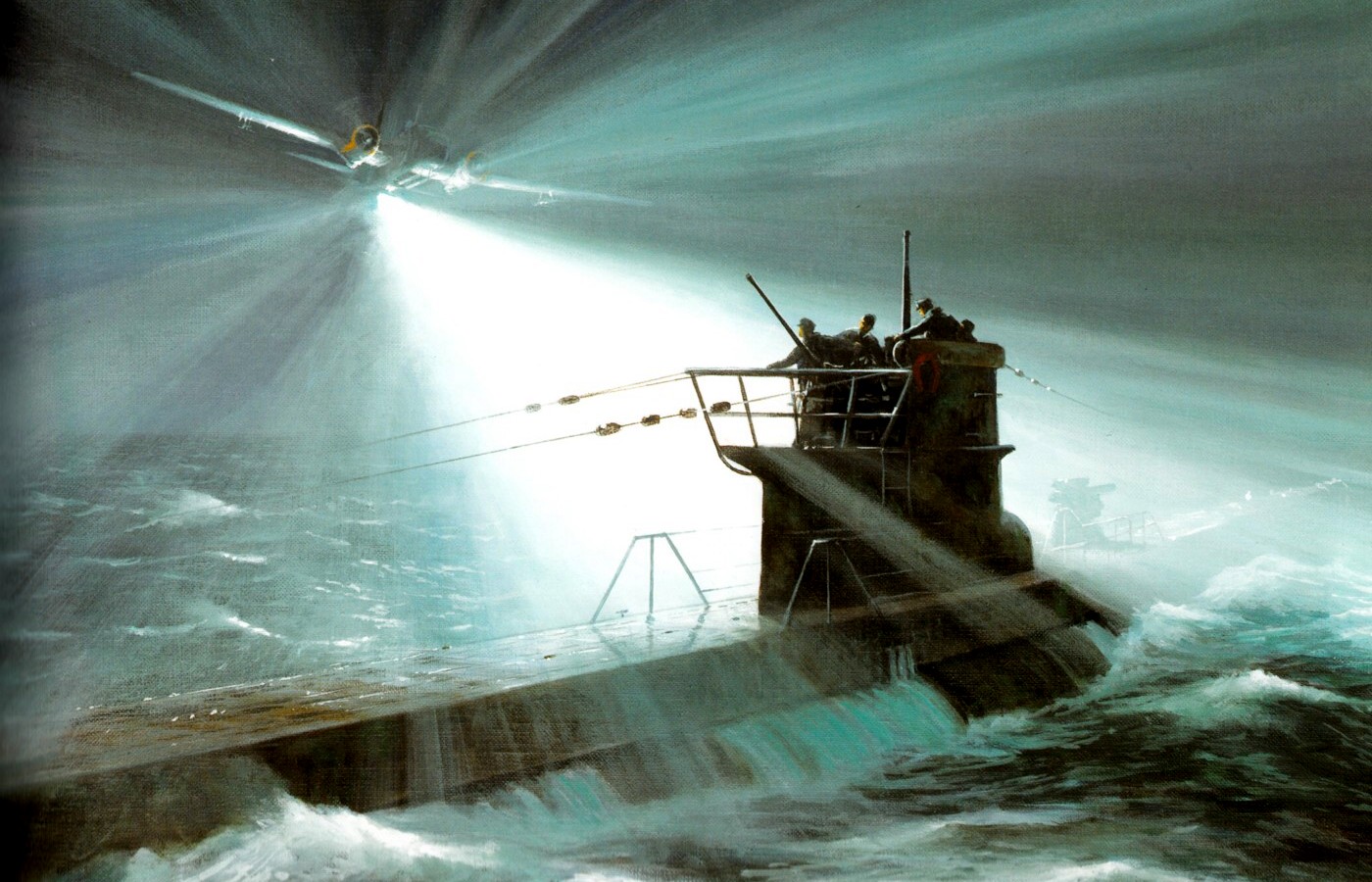 Military Submarine 1400x900