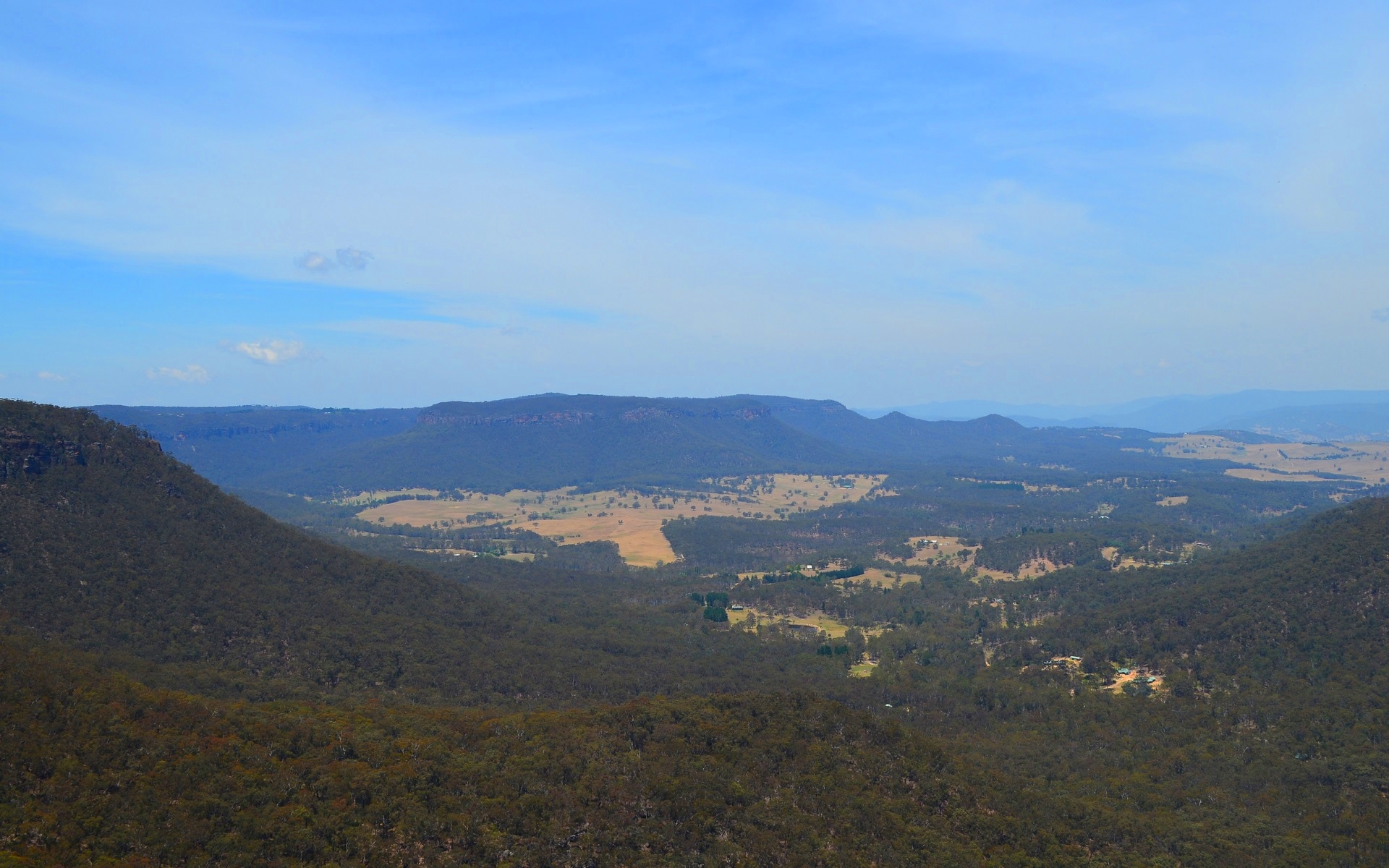 Australia Blue Mountains Forest Landscape Mountain 1920x1200