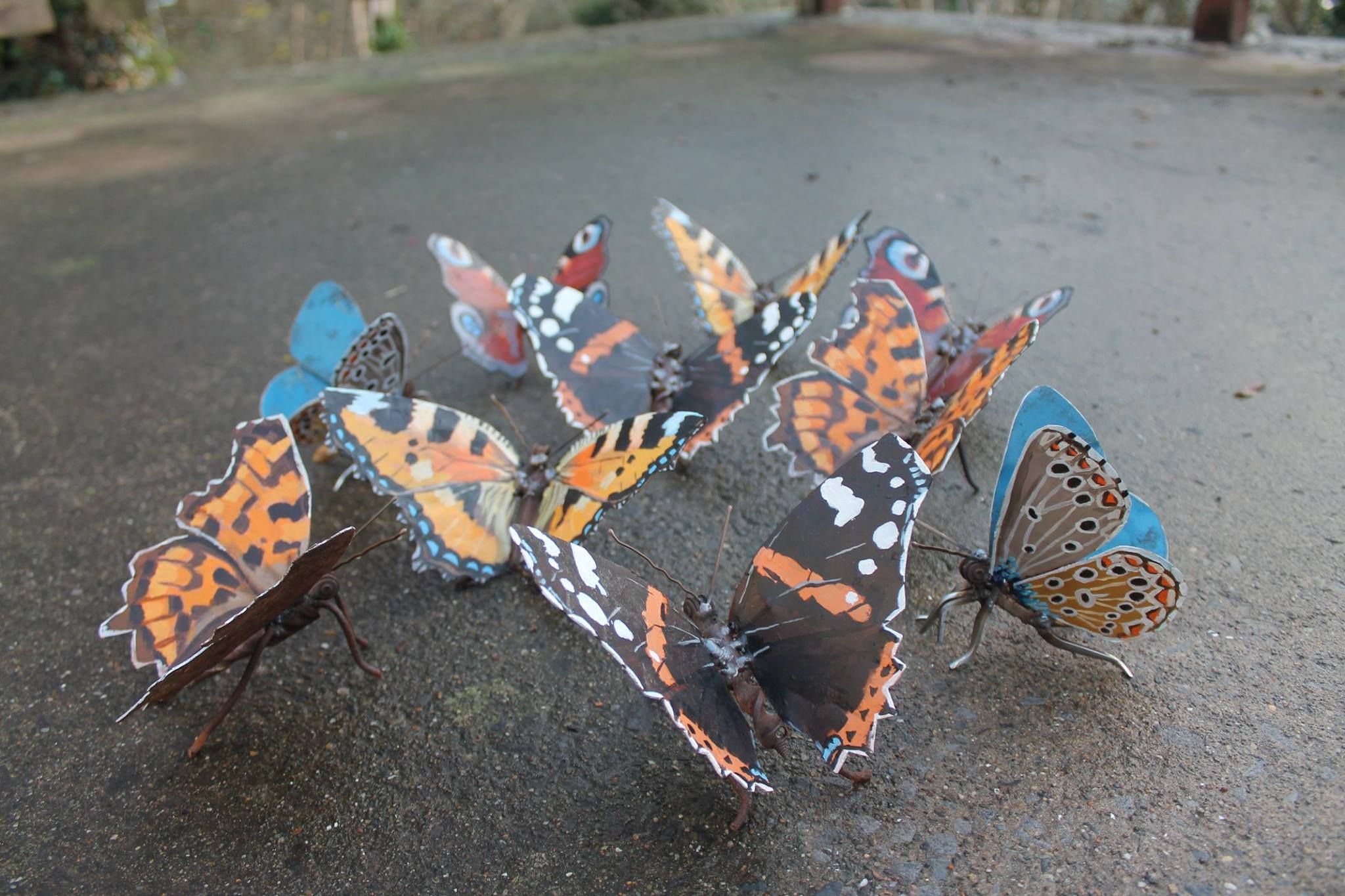 Butterfly Scrap Metal Art 2048x1365