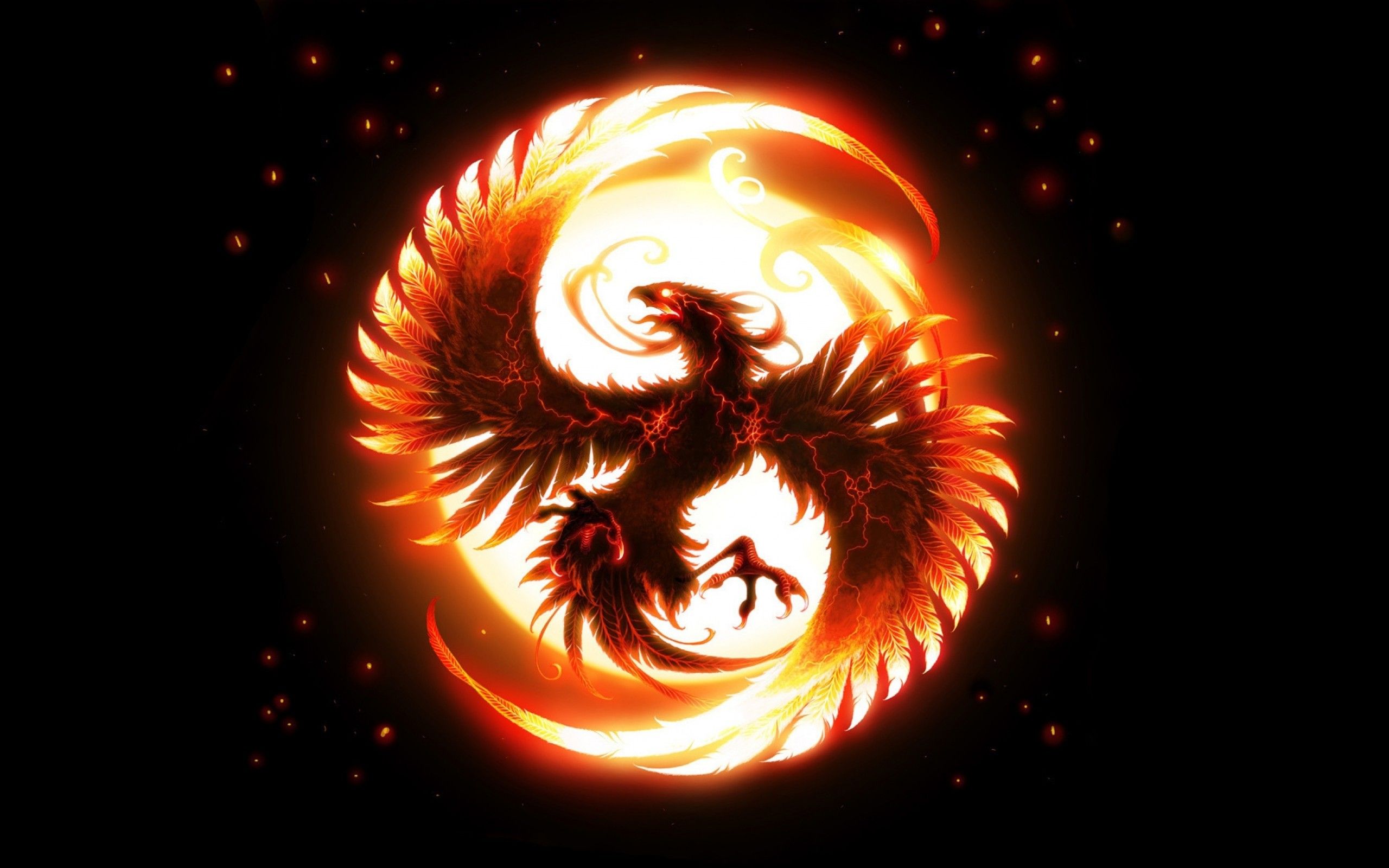 Fantasy Phoenix 2560x1600