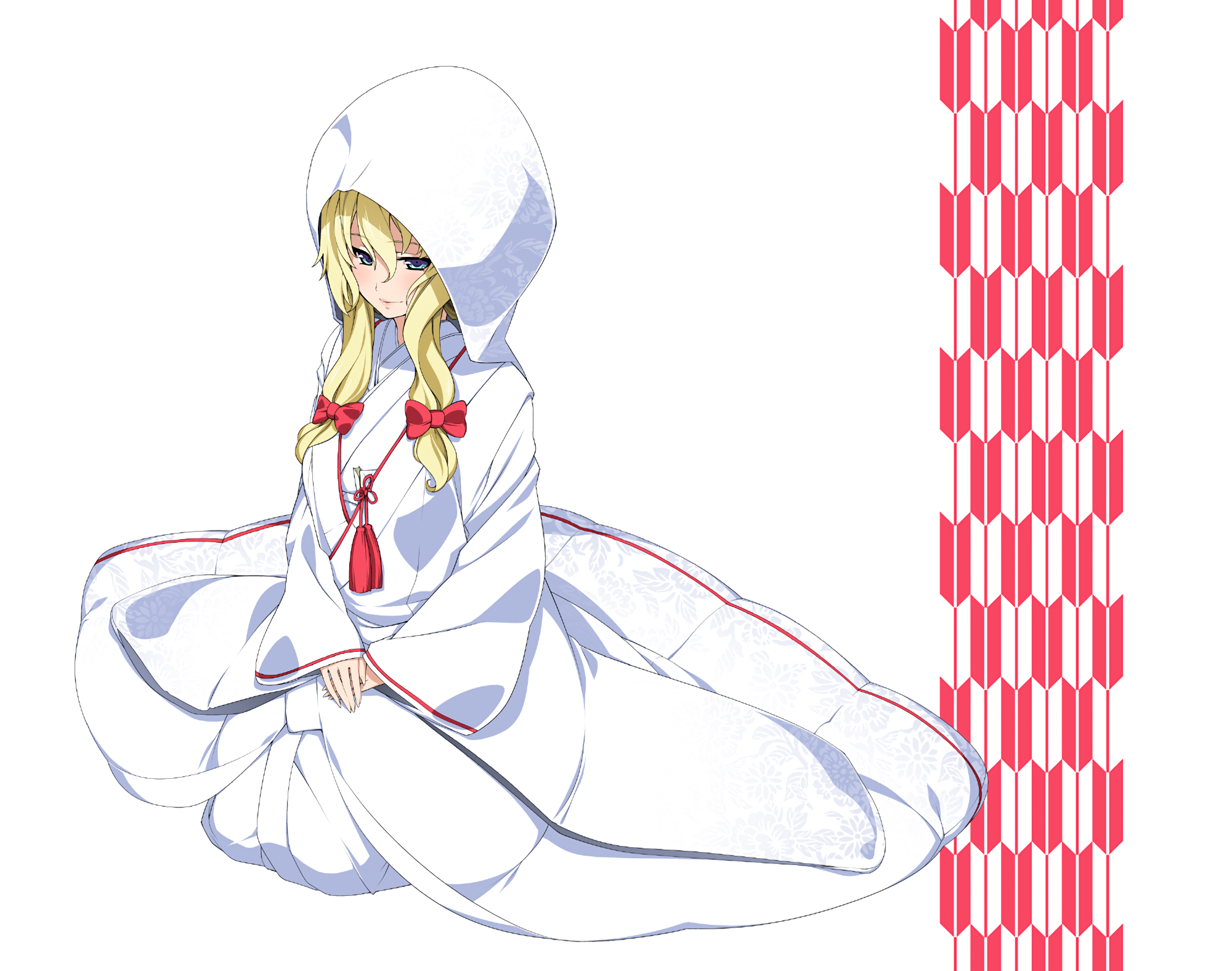 Touhou Yakumo Yukari Anime Anime Girls 2D Digital Art Artwork Kimono 2000x1576