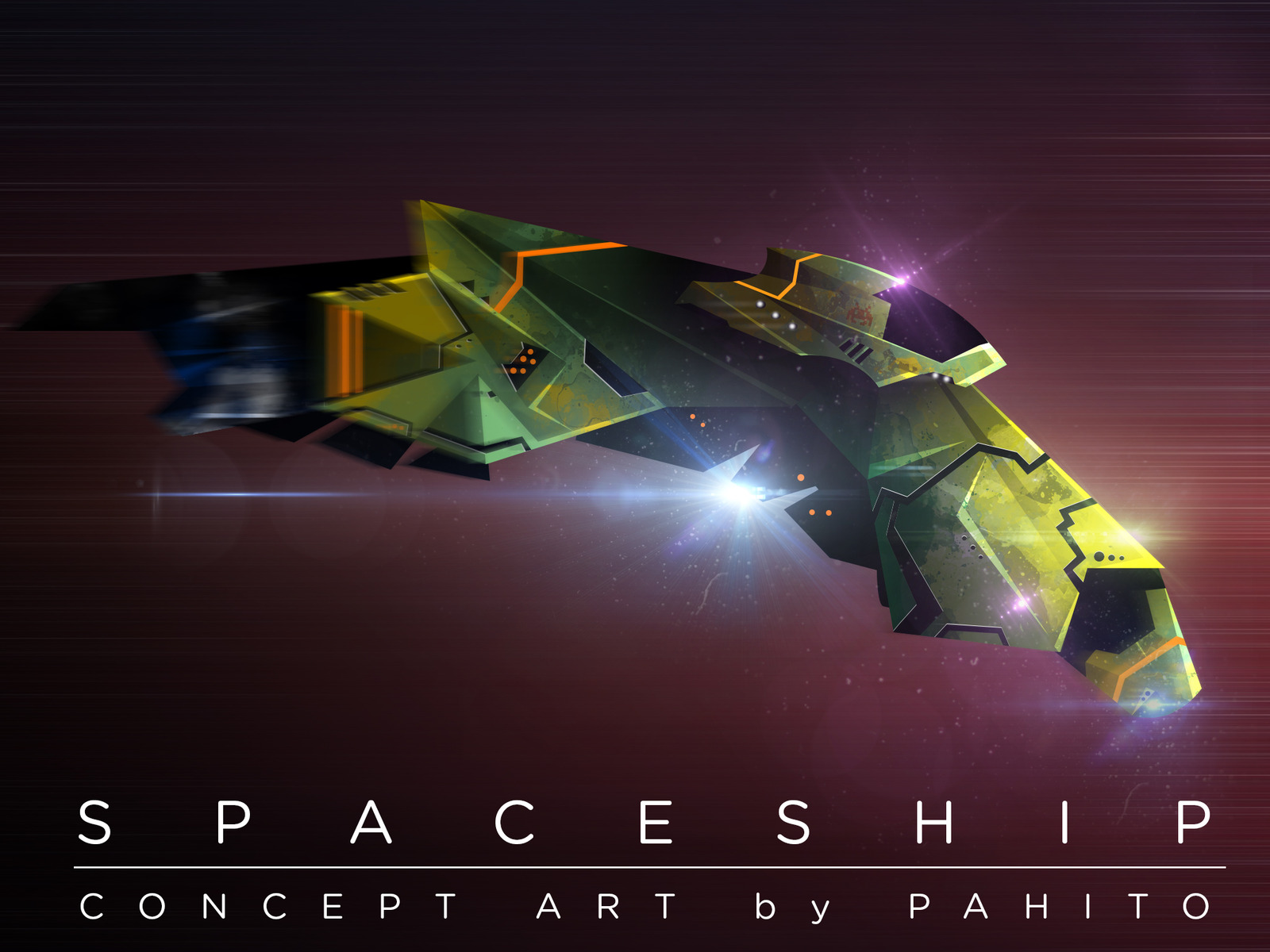 Sci Fi Spaceship 1600x1200
