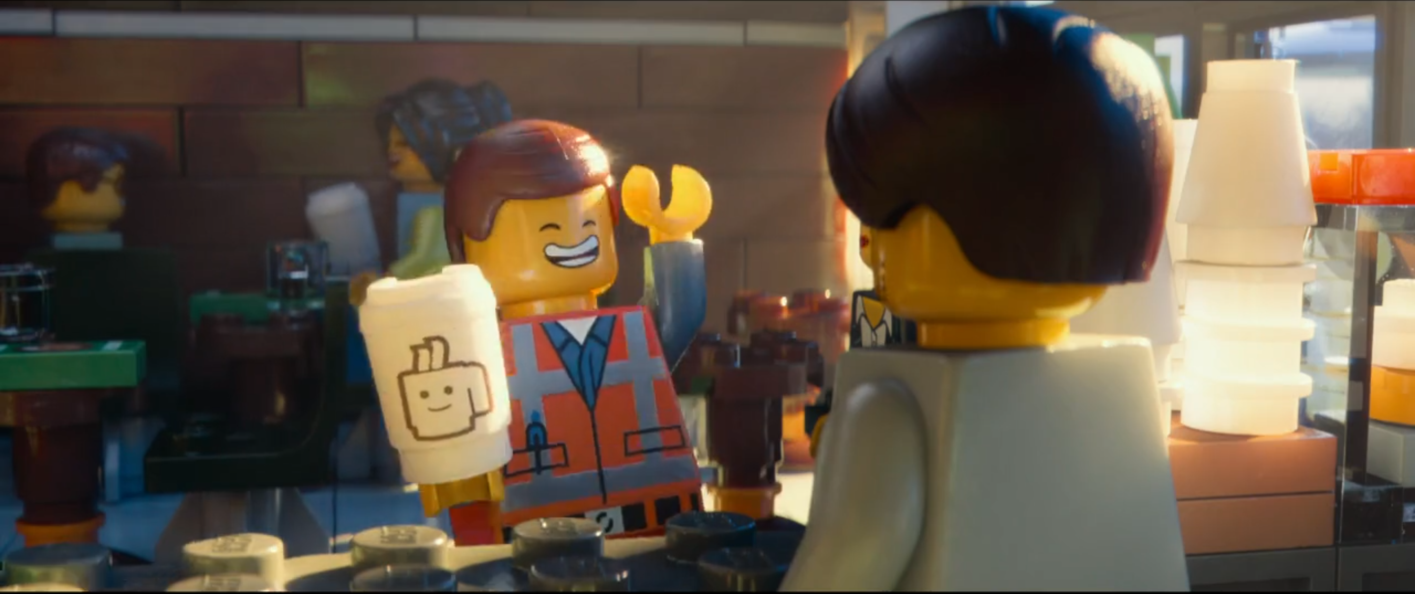 Barista Emmet The Lego Movie Larry Lego Movie 2880x1210