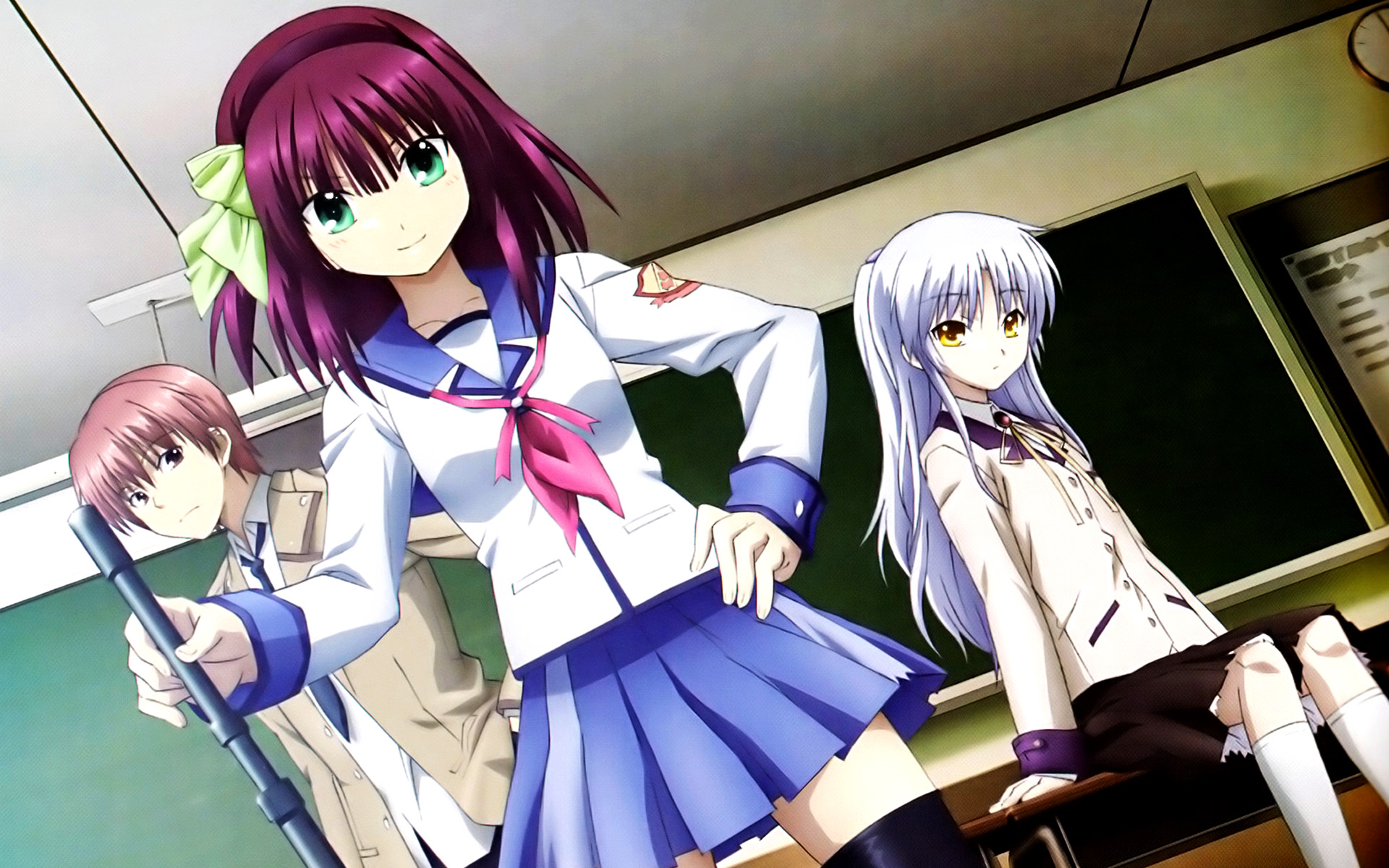 Kanade Tachibana Yuri Nakamura Yuzuru Otonashi 1920x1200