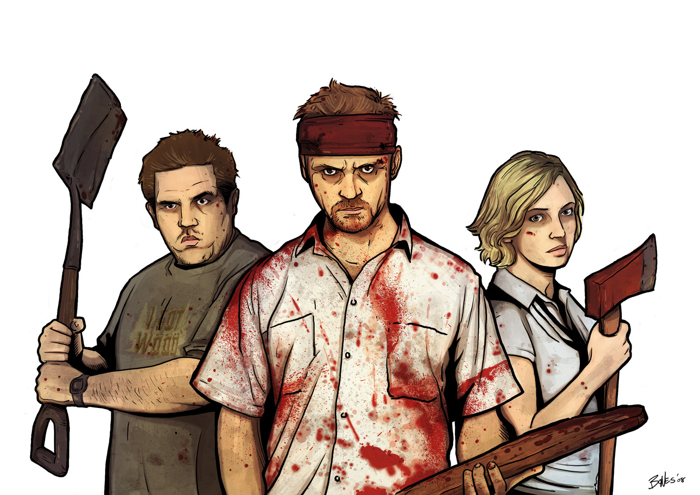 Dark Funny Nick Frost Shaun Of The Dead Simon Pegg Slow Zombies Zombie 1423x1007