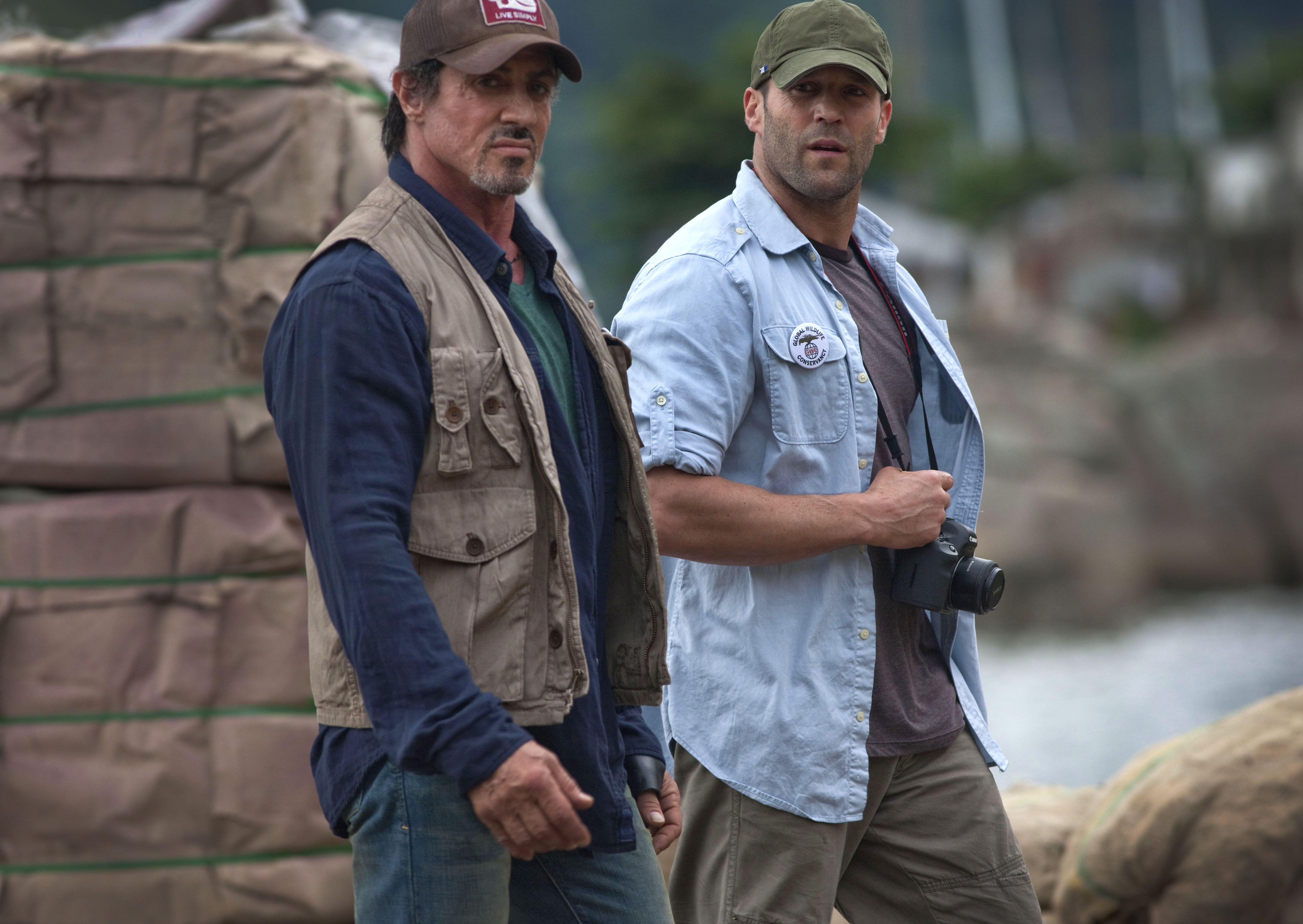 Barney Ross Jason Statham Lee Christmas Sylvester Stallone The Expendables 6000x4255