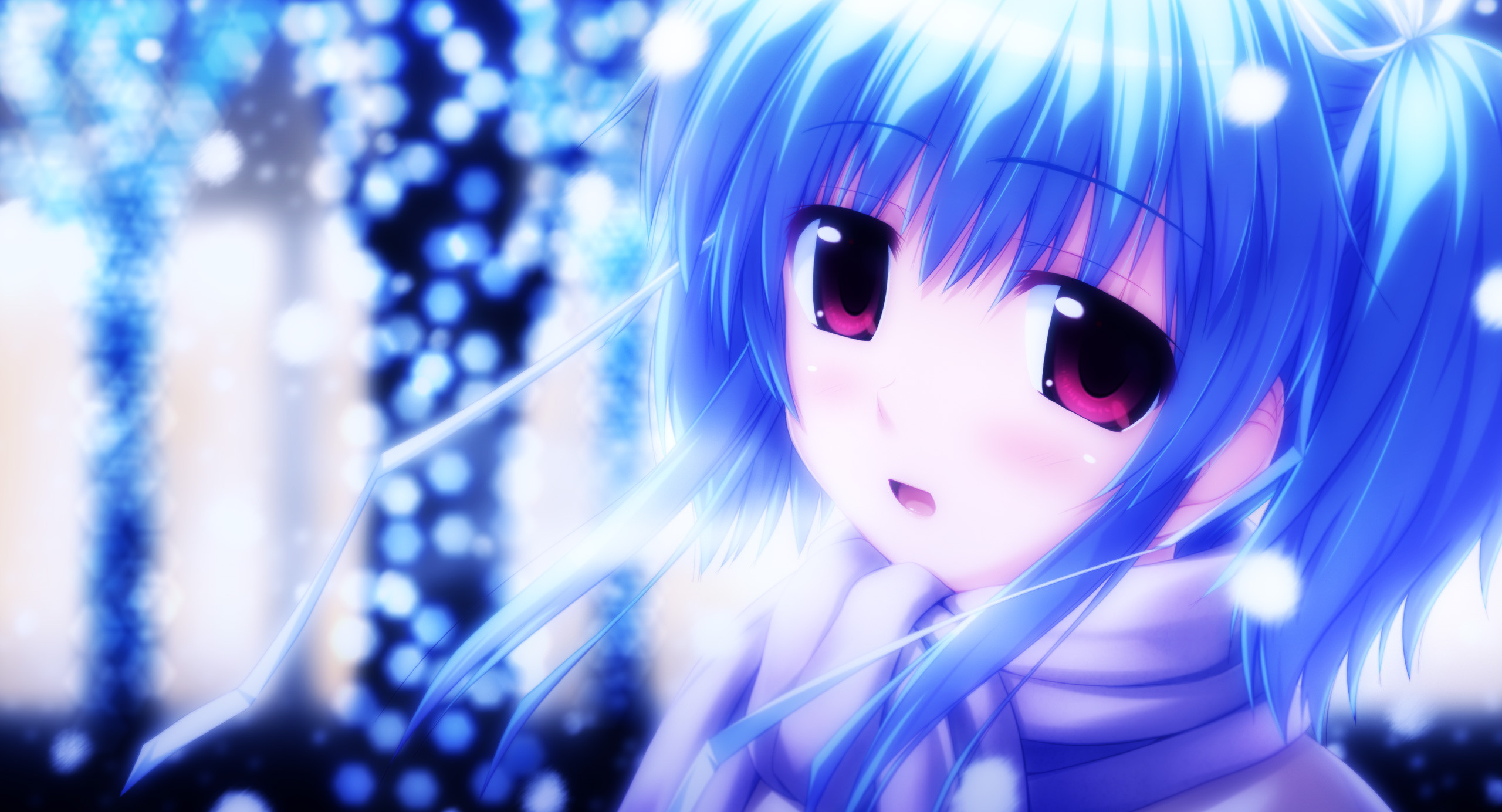 Sakuno Uryuu Snow 2560x1384