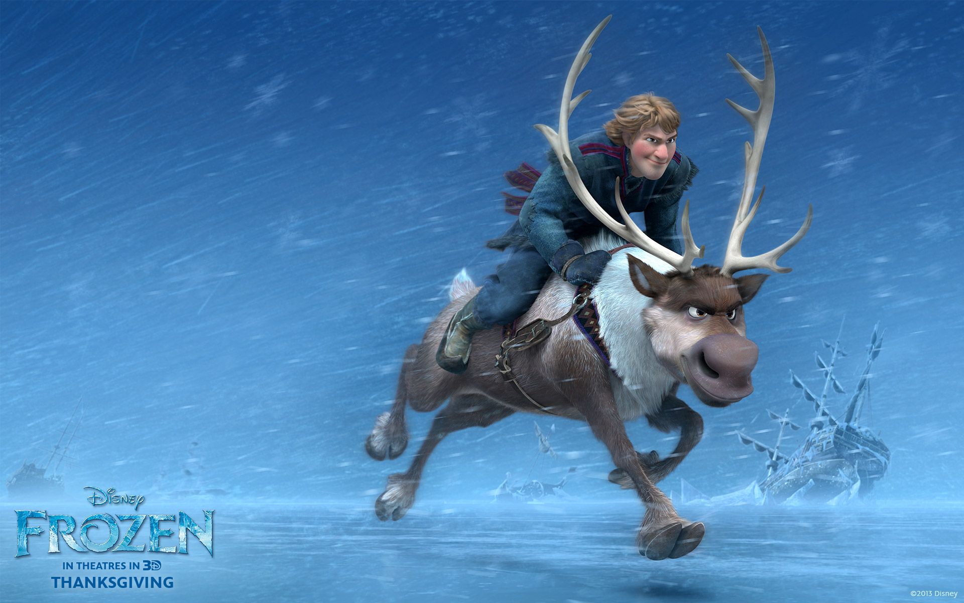 Frozen Movie Kristoff Frozen Sven Frozen 1920x1200