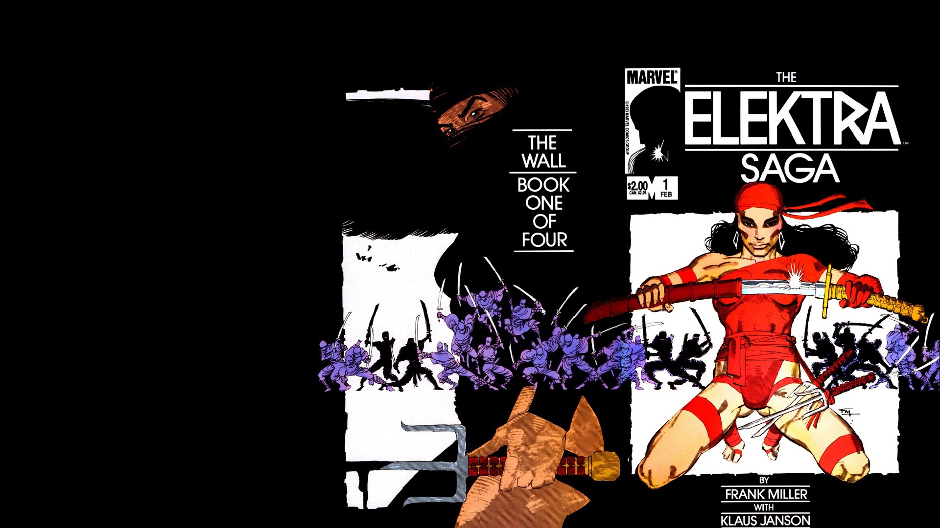 Elektra Marvel Comics 1920x1080