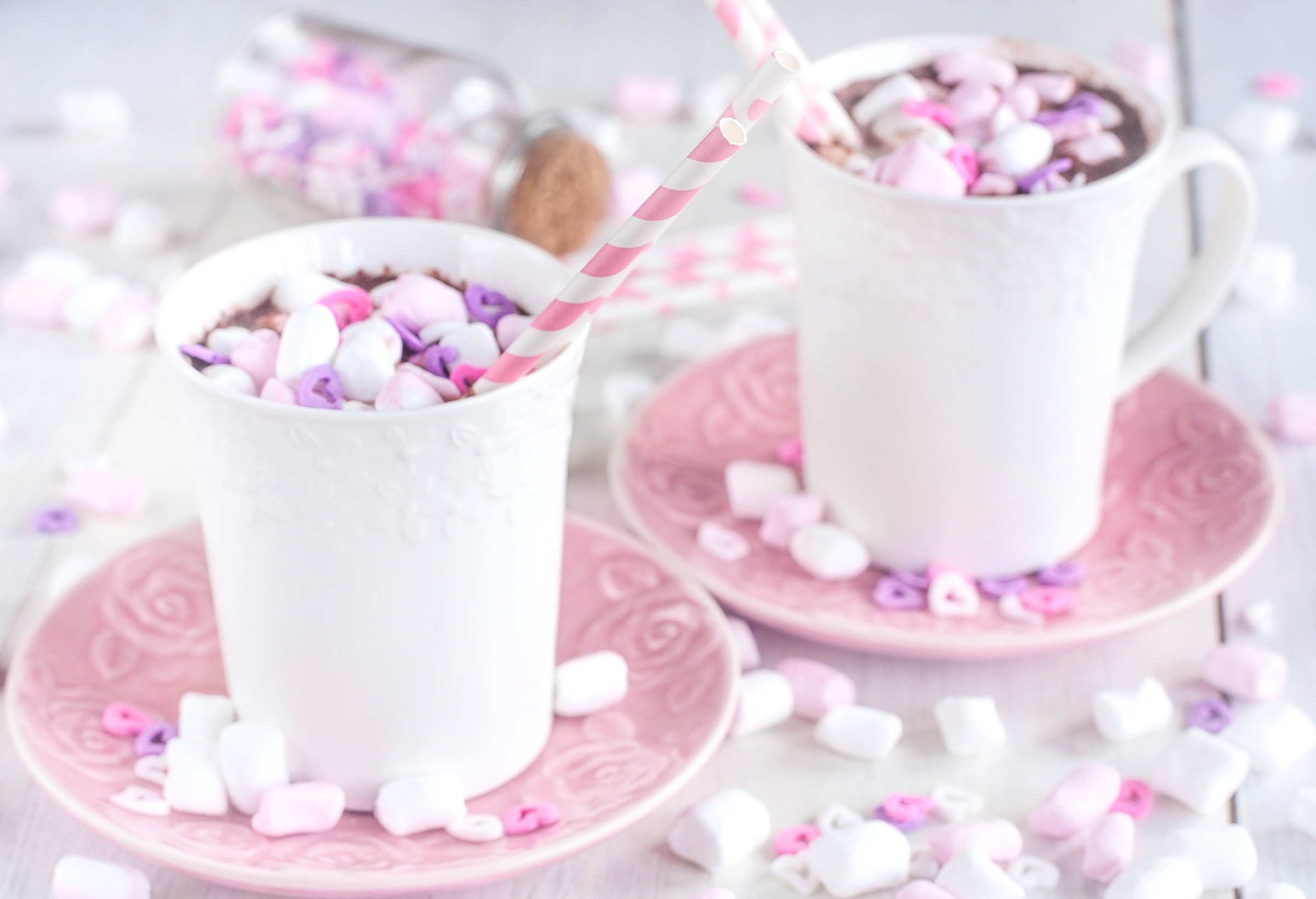 Candy Cup Hot Chocolate Marshmallow 2400x1639