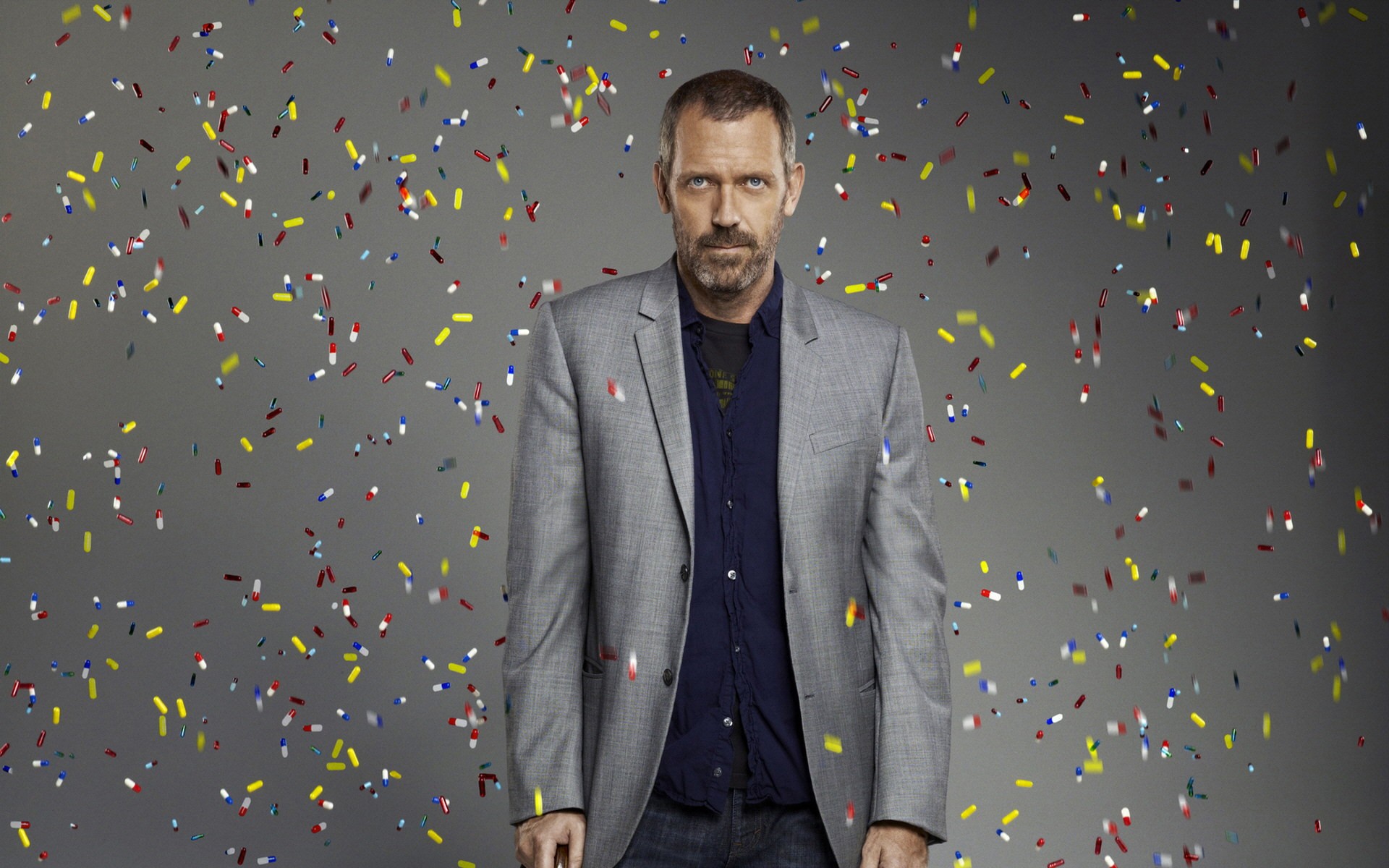 Gregory House Hugh Laurie Pills 1920x1200