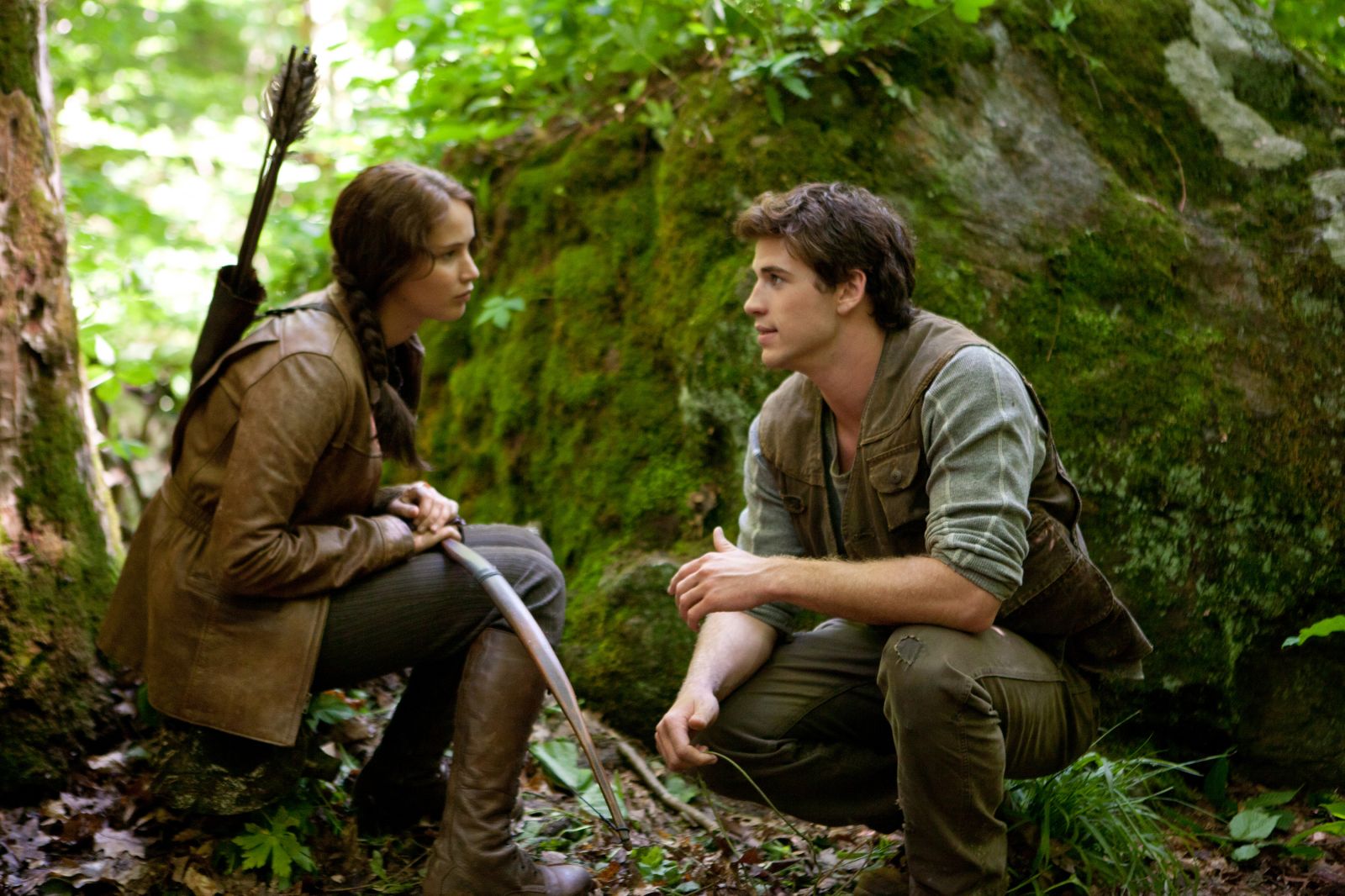 Gale Hawthorne Jennifer Lawrence Katniss Everdeen Liam Hemsworth 1600x1066