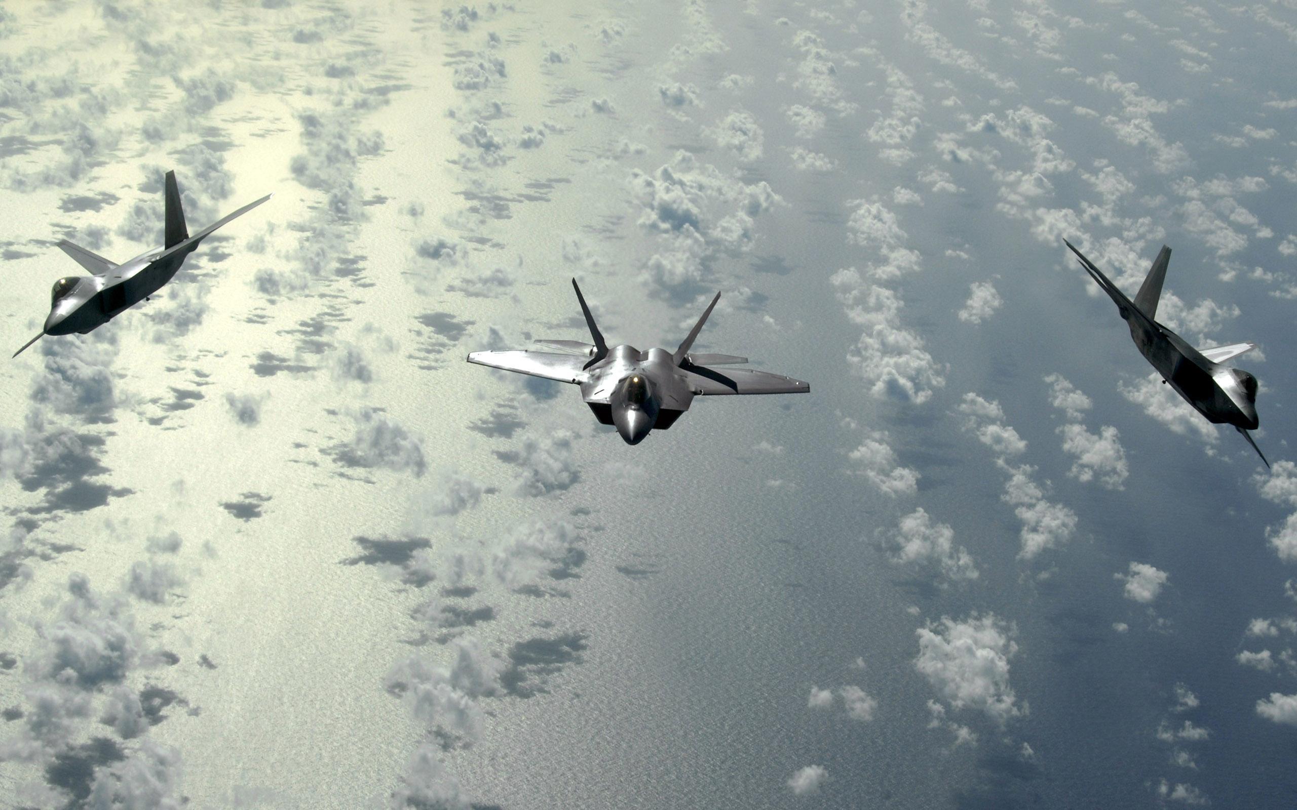 Military Lockheed Martin F 22 Raptor 2560x1600
