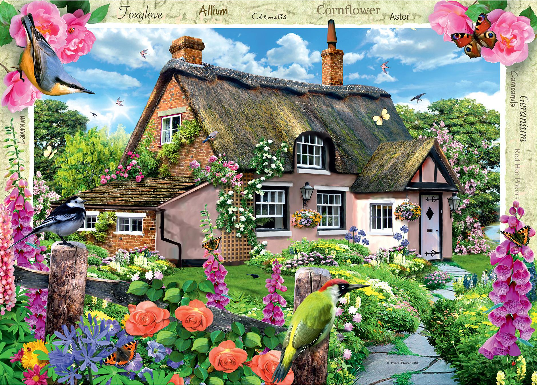 Artistic Colorful Fairy Tale Garden House 1886x1353