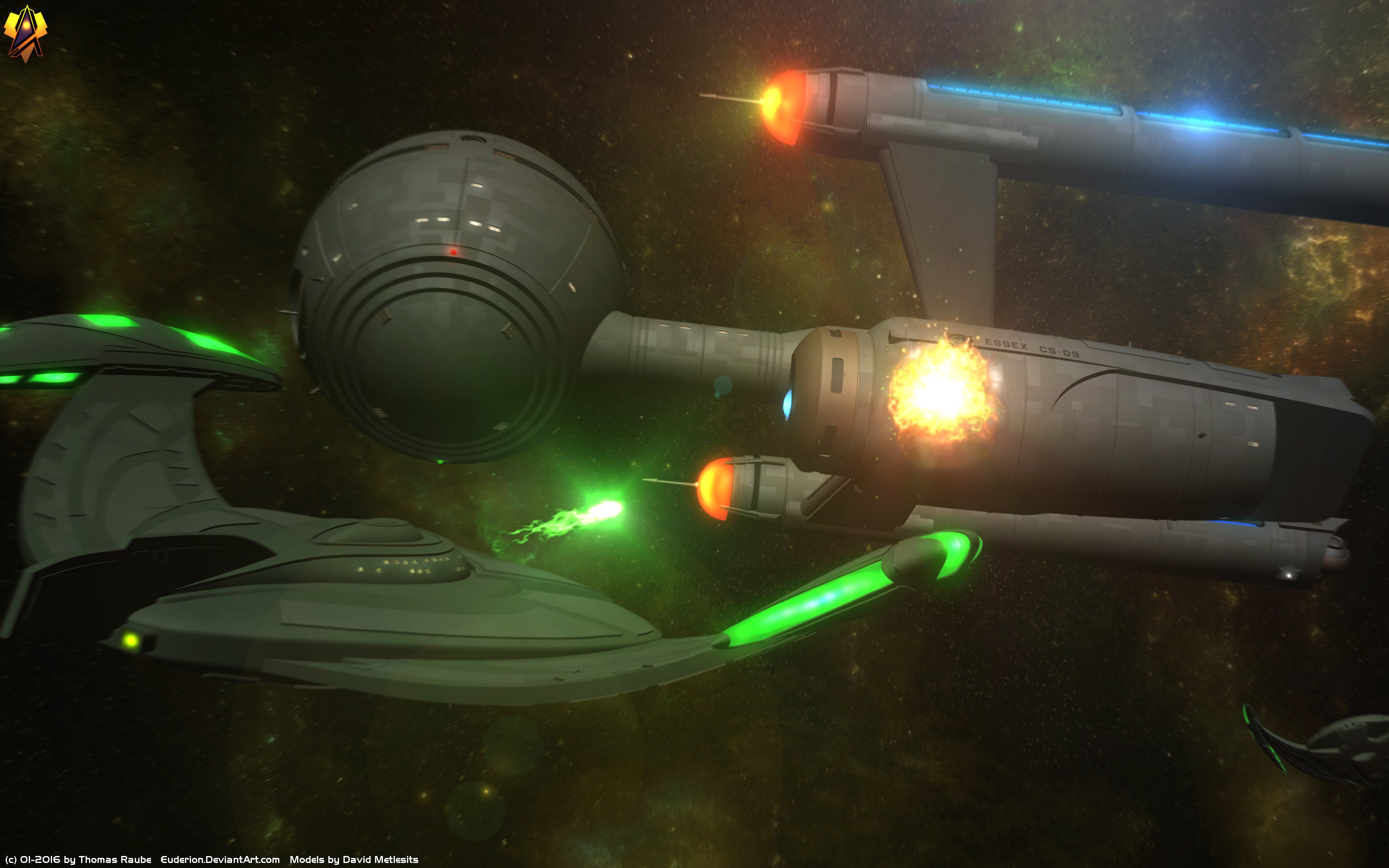 Battle Romulan Star Trek Romulan War Sci Fi Spaceship Star Trek 4400x2750