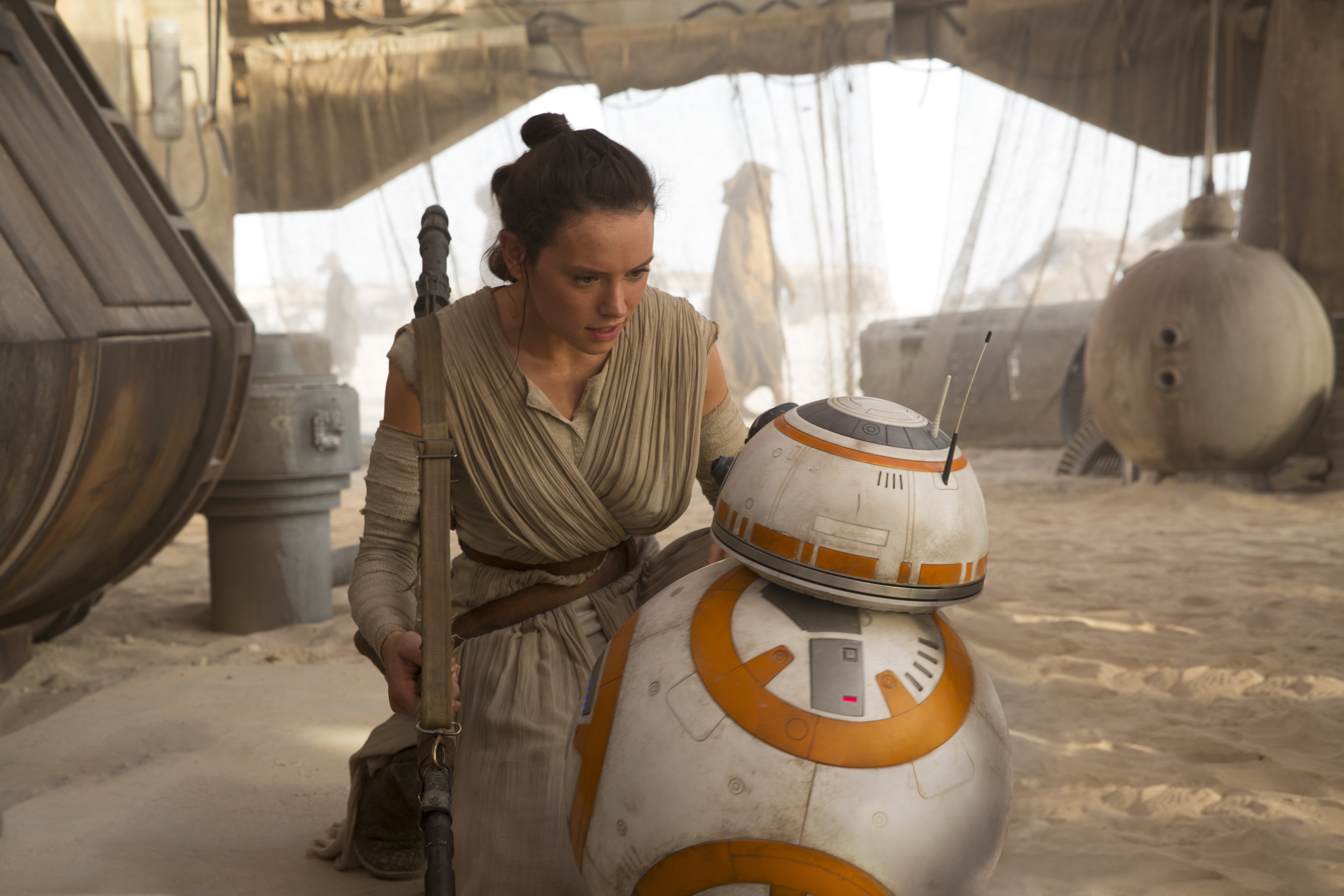 Bb 8 Daisy Ridley Jedi Rey Star Wars Star Wars Star Wars Episode Vii The Force Awakens 5760x3840
