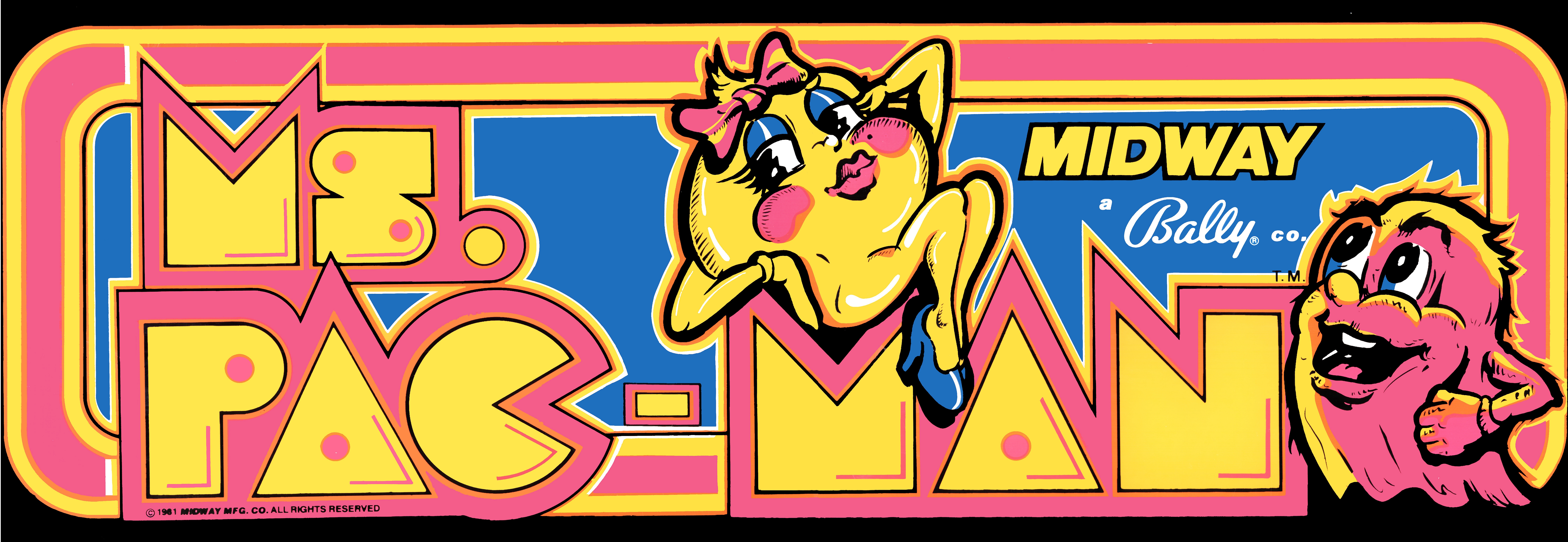 Video Game Ms Pac Man 8100x2802