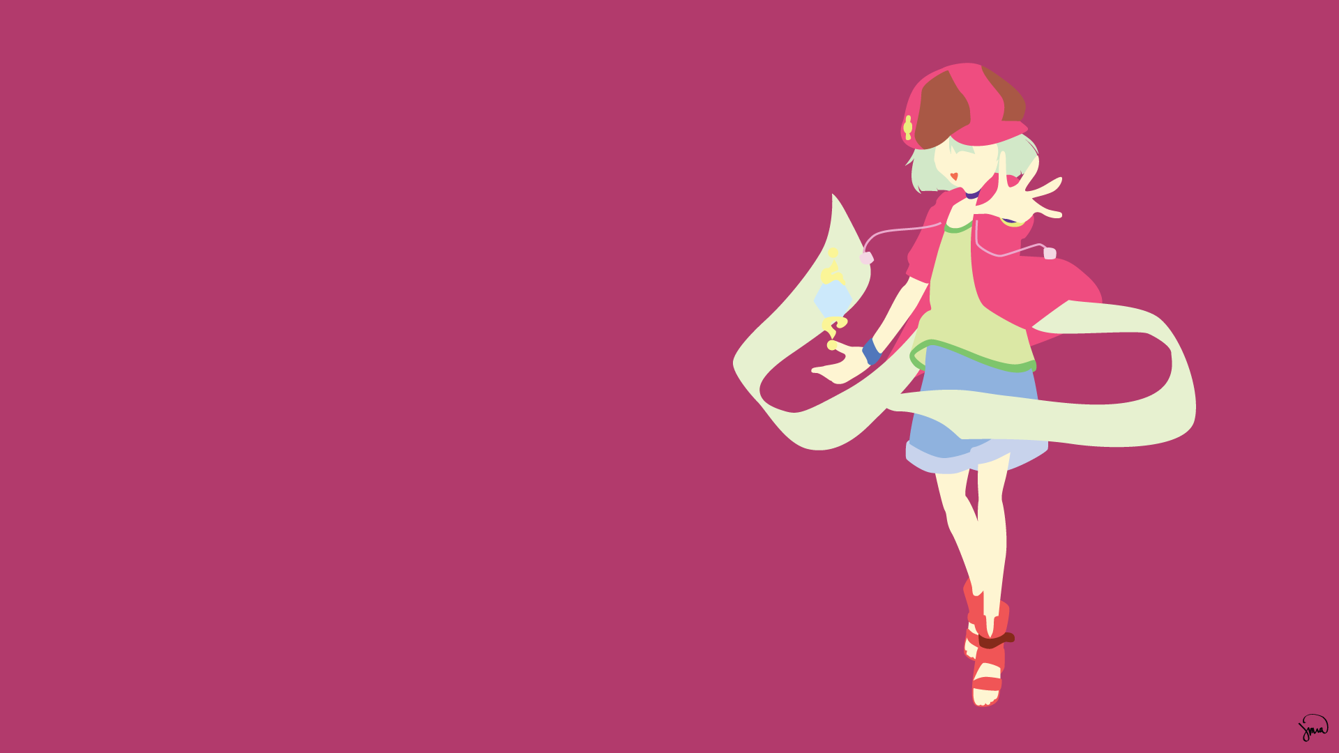 Anime Grey Hair Hat Minimalist No Game No Life Shorts Tet No Game No Life 1920x1080