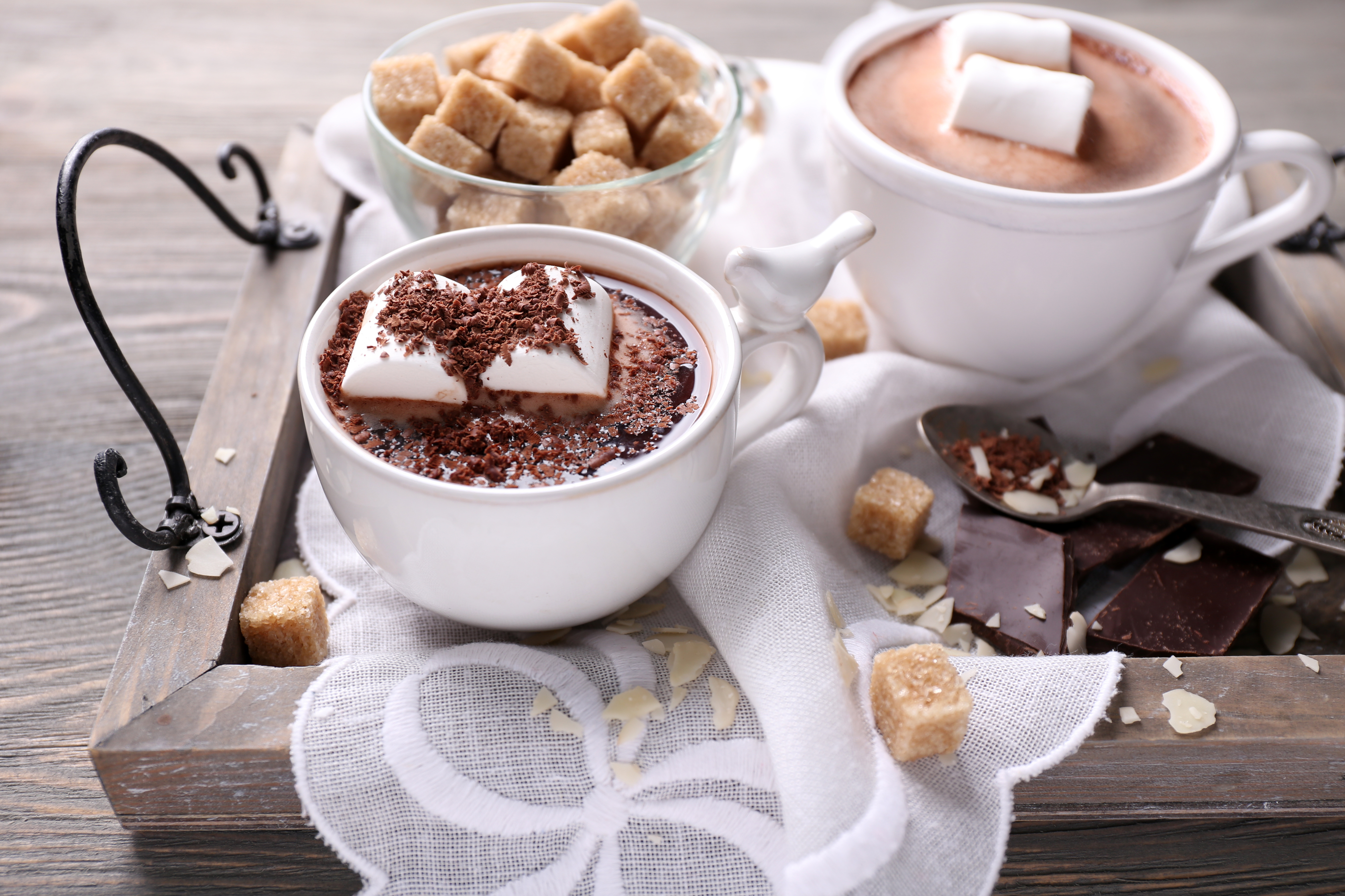 Chocolate Drink Hot Chocolate Marshmallow Still Life 5472x3648