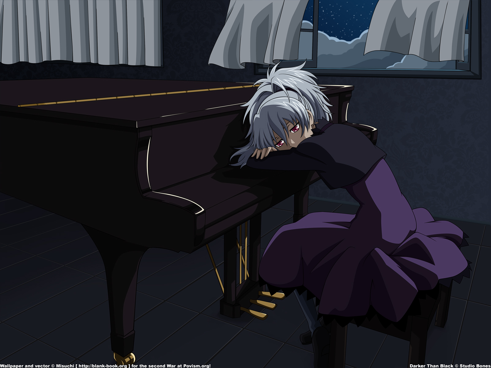 Darker Than Black Piano Yin Darker Than Black 1600x1200