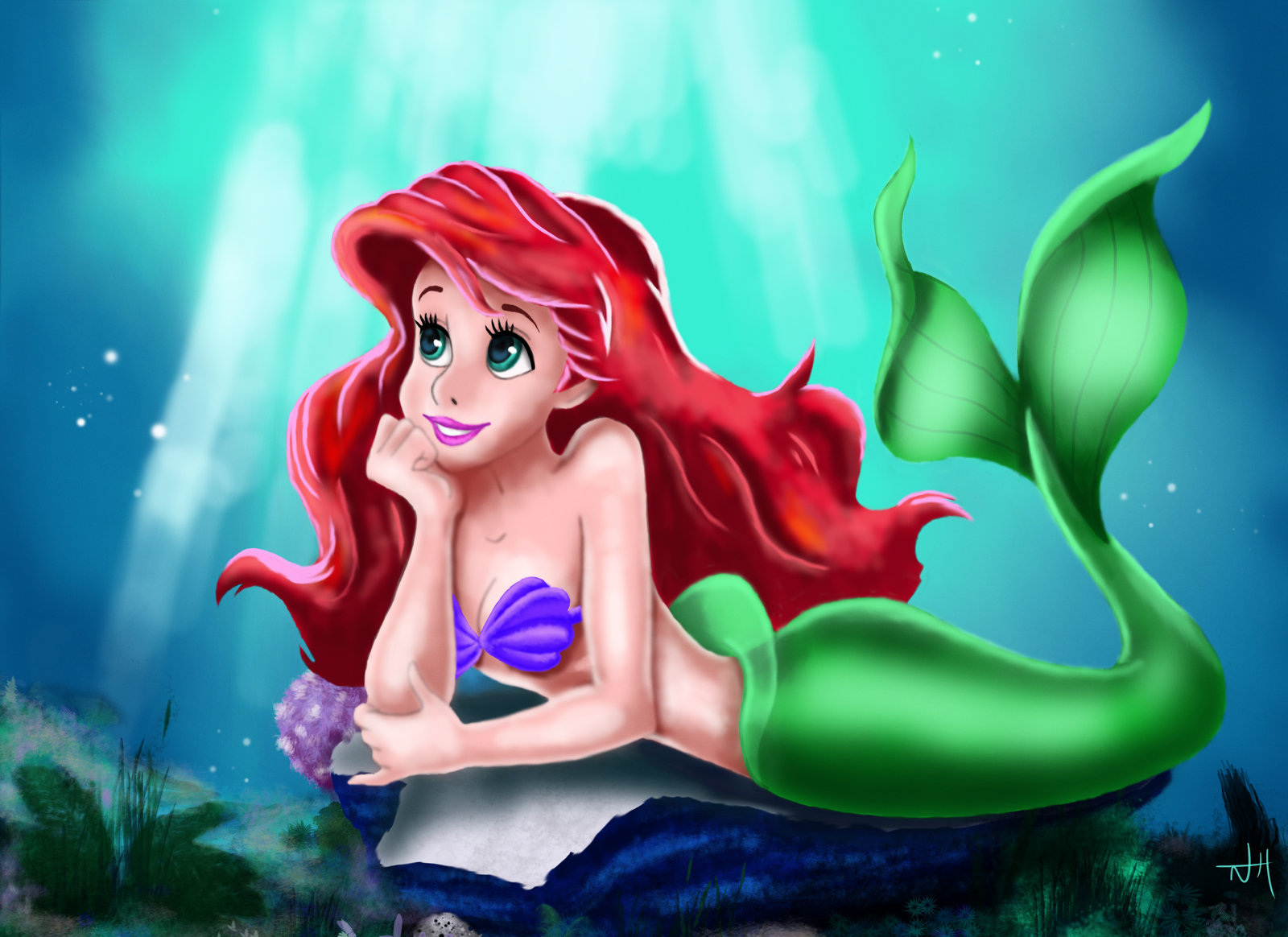 Ariel The Little Mermaid Mermaid 1600x1164