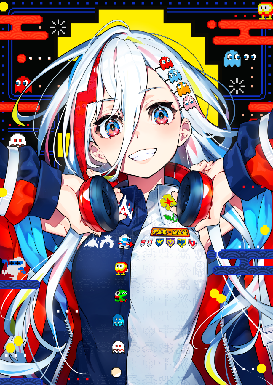 Anime Anime Girls Digital Art Artwork 2D Portrait Display Vertical Pacman 921x1300
